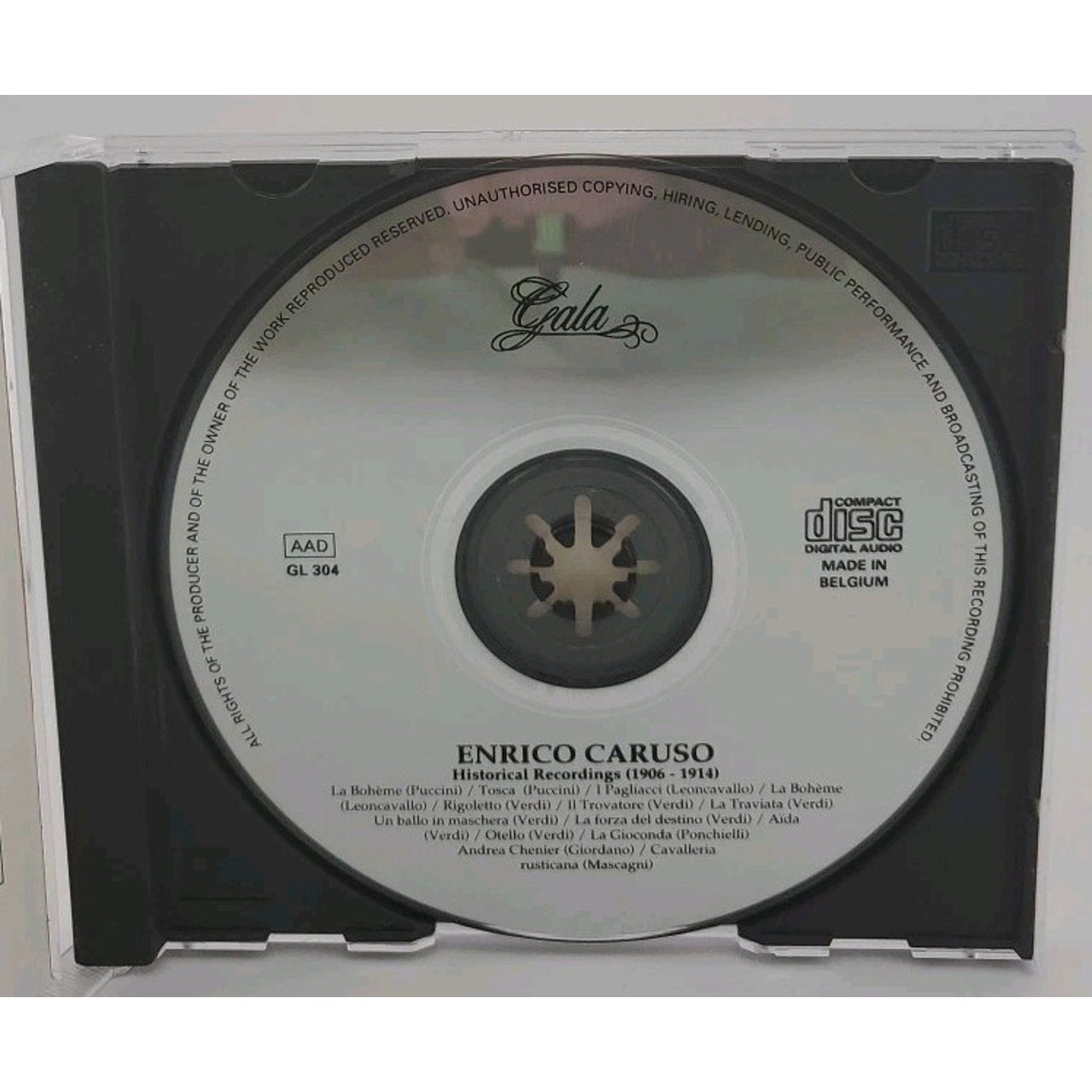 1902-14 by Enrico Caruso (CD, 2000)