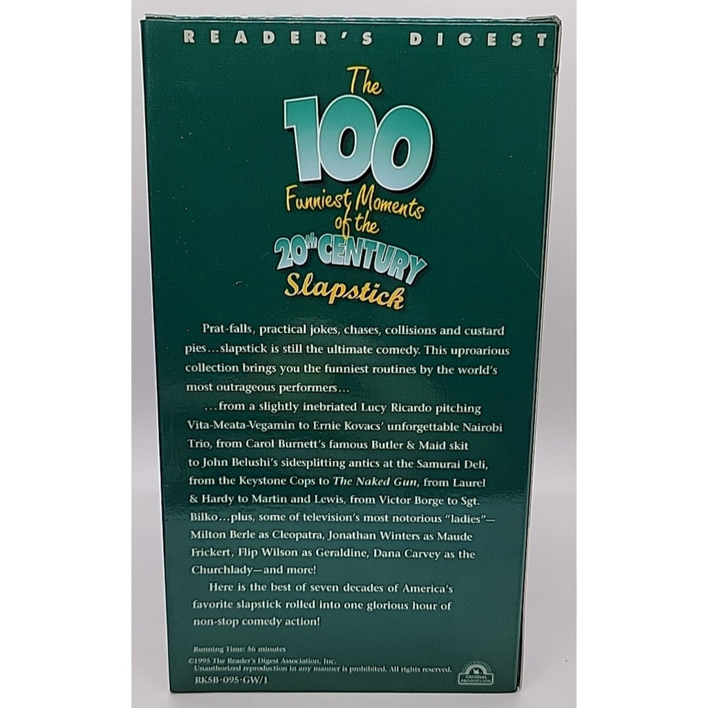 The 100 Funniest Moments of the 20th Century 3 VHS Boxed Set 1995 Readers Digest