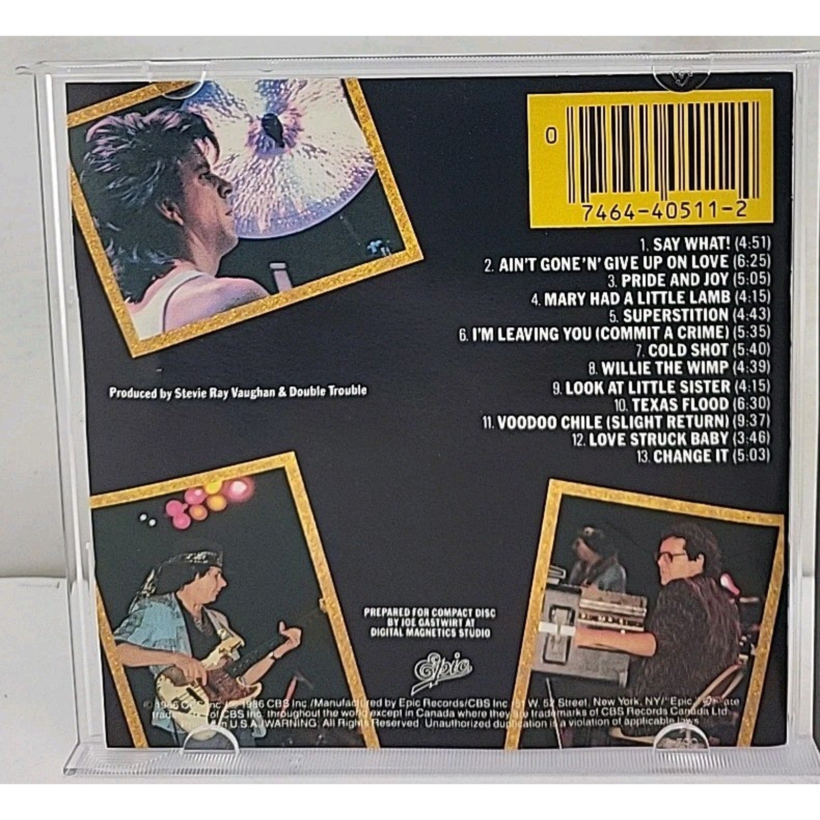 Live Alive by Stevie Ray Vaughan (CD, 1990) *Acceptable*