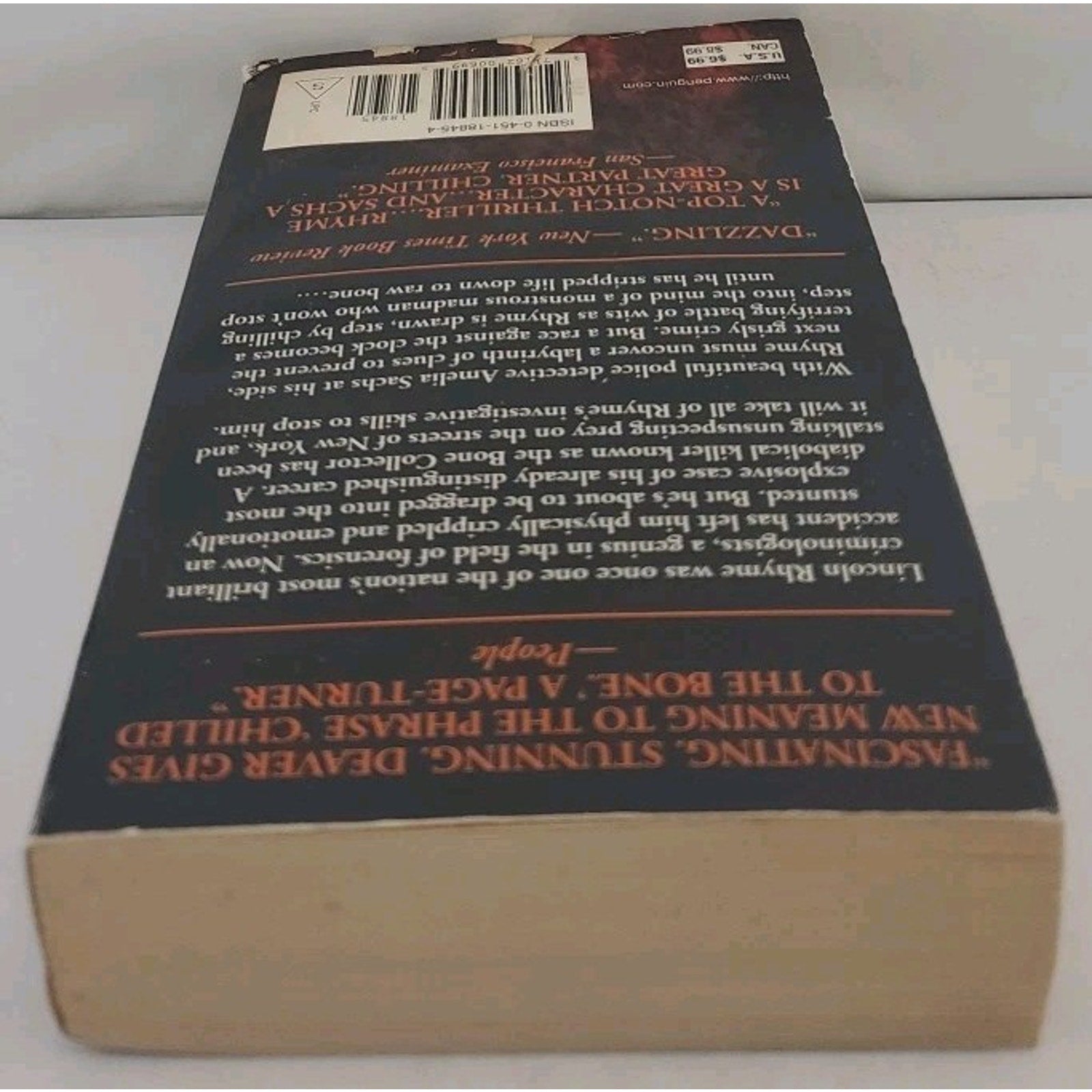 Bone Collector by William Jefferies (1998, Paperback)