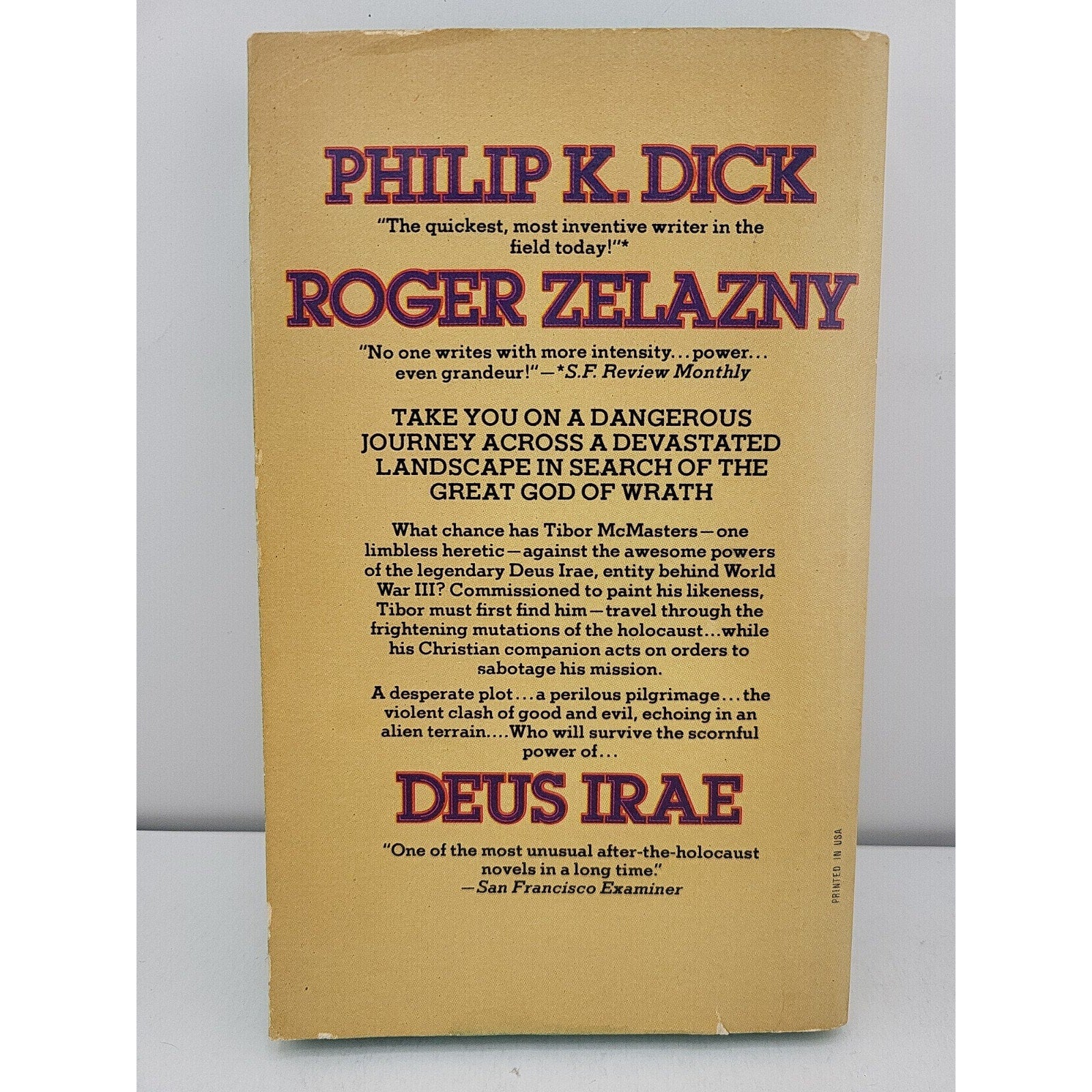 Deus Irae by Philip K. Dick & Roger Zelazny. 1st PB Printing 1977
