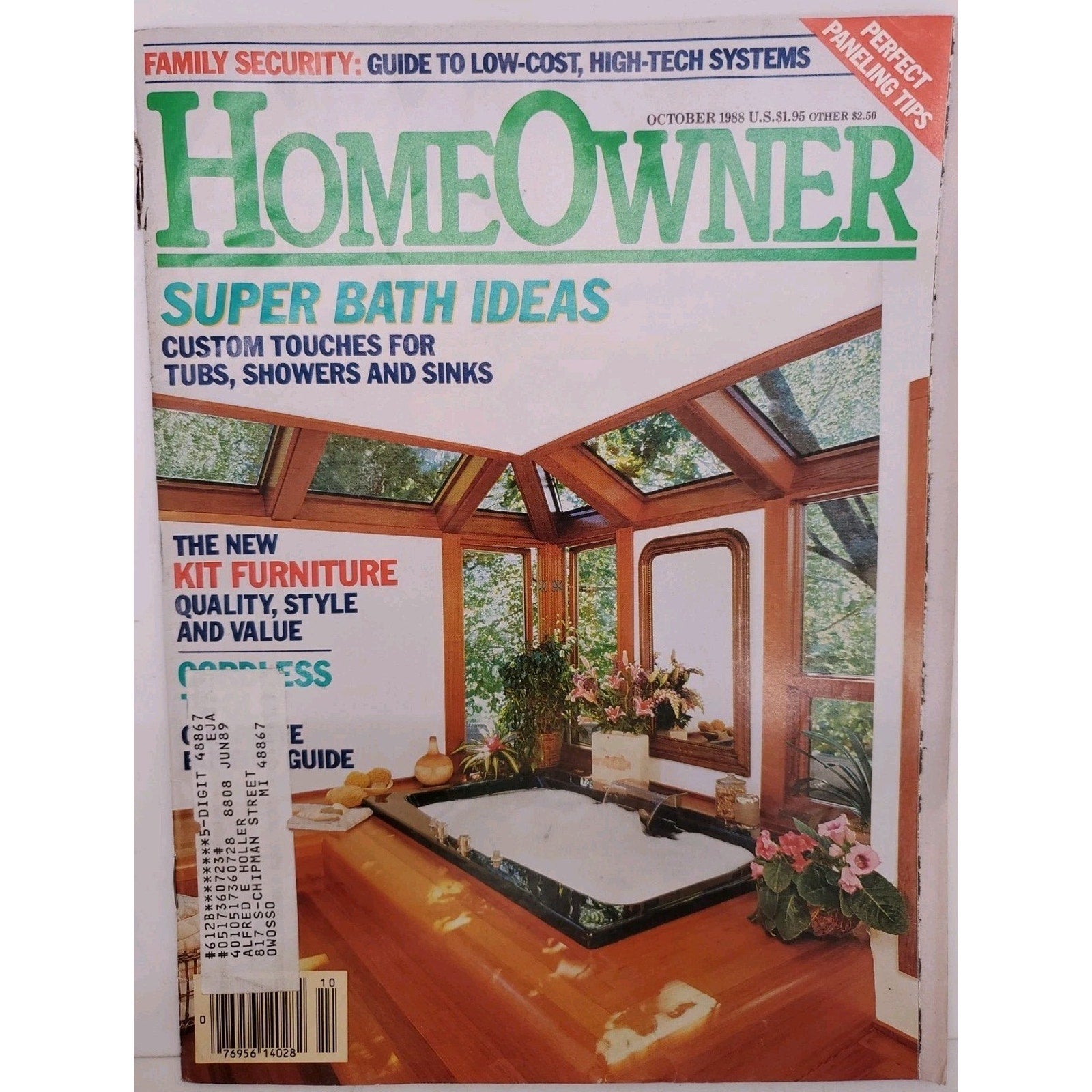 Home Owner October 1988 Magazine