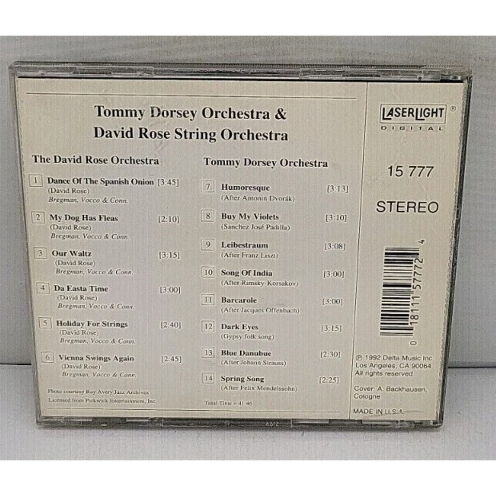 Tommy Dorsey and the David Rose String Orchestra by Tommy Dorsey (Trombone) (CD,
