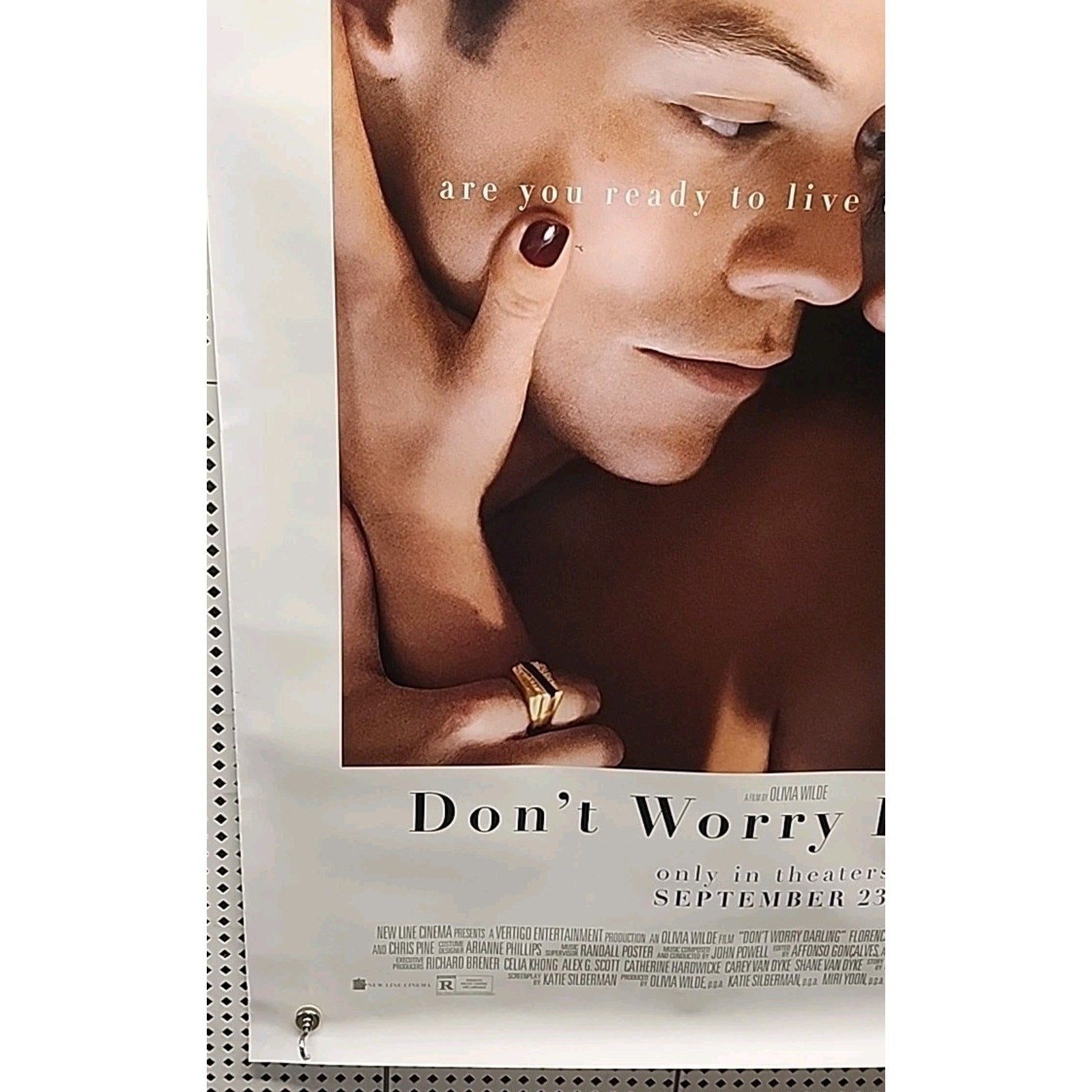 Don’t Worry Darling DS Theatrical Movie Poster 27x40