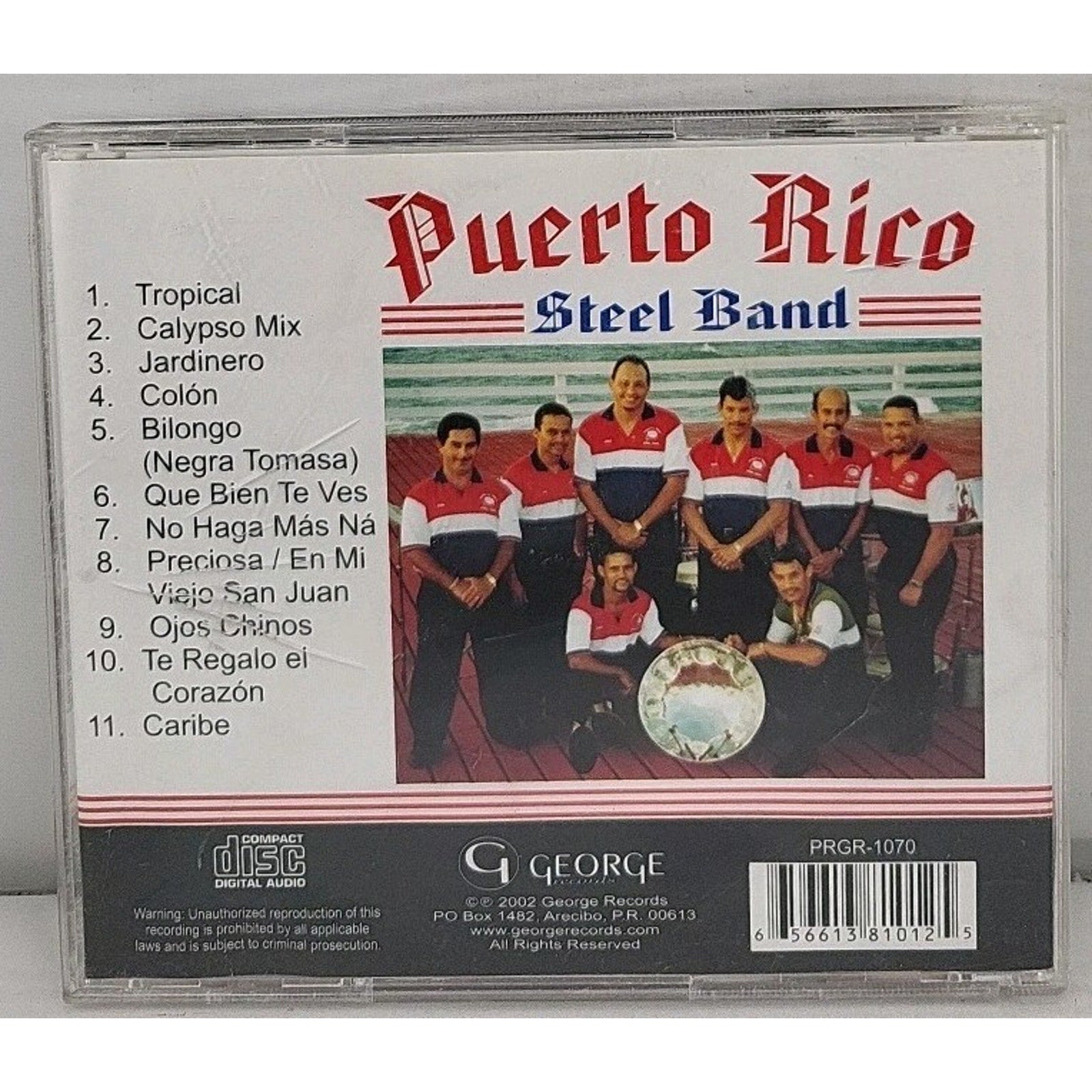 Puerto Rico Steel Band Calypso-2002 CD