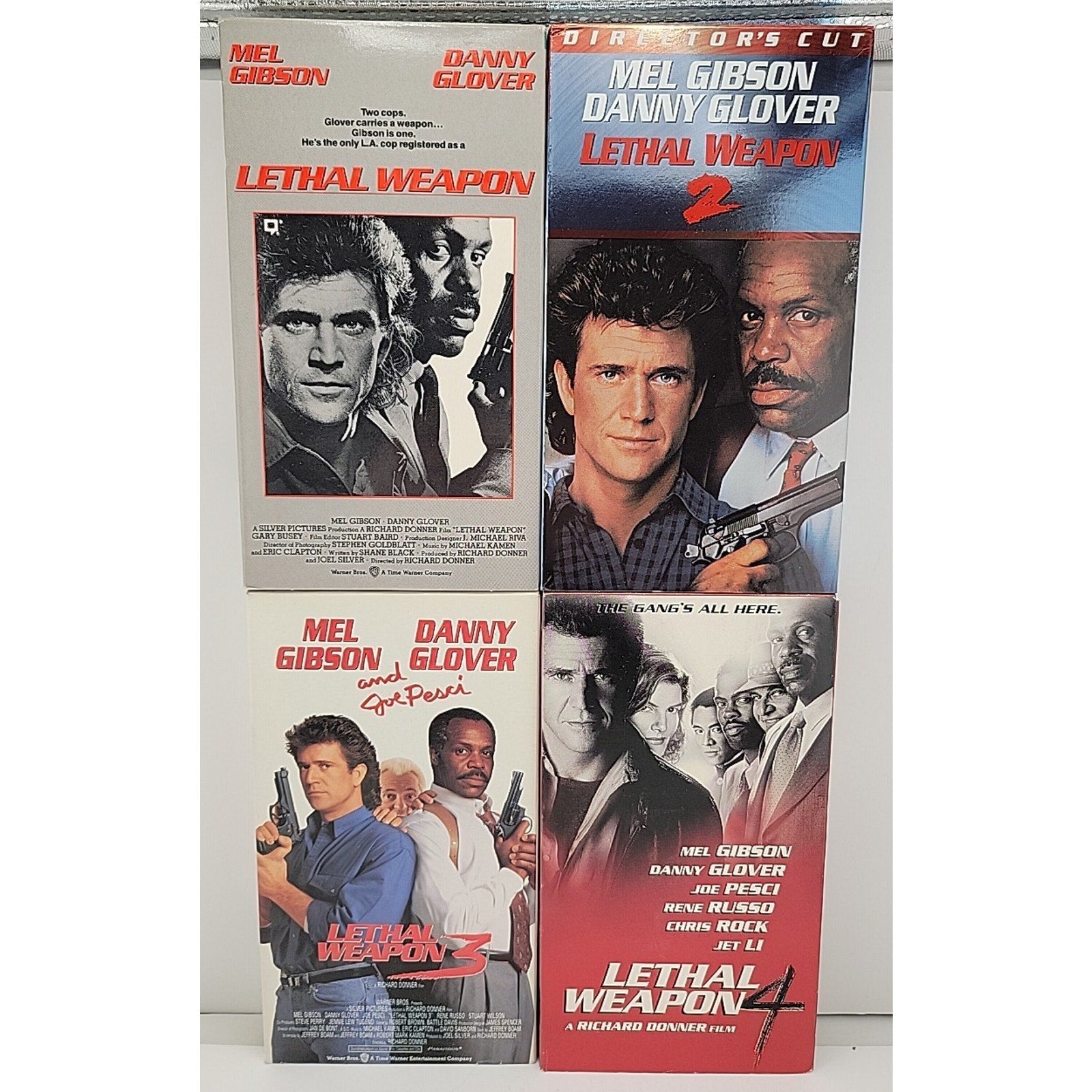 Lethal Weapon 1-4 (VHS)