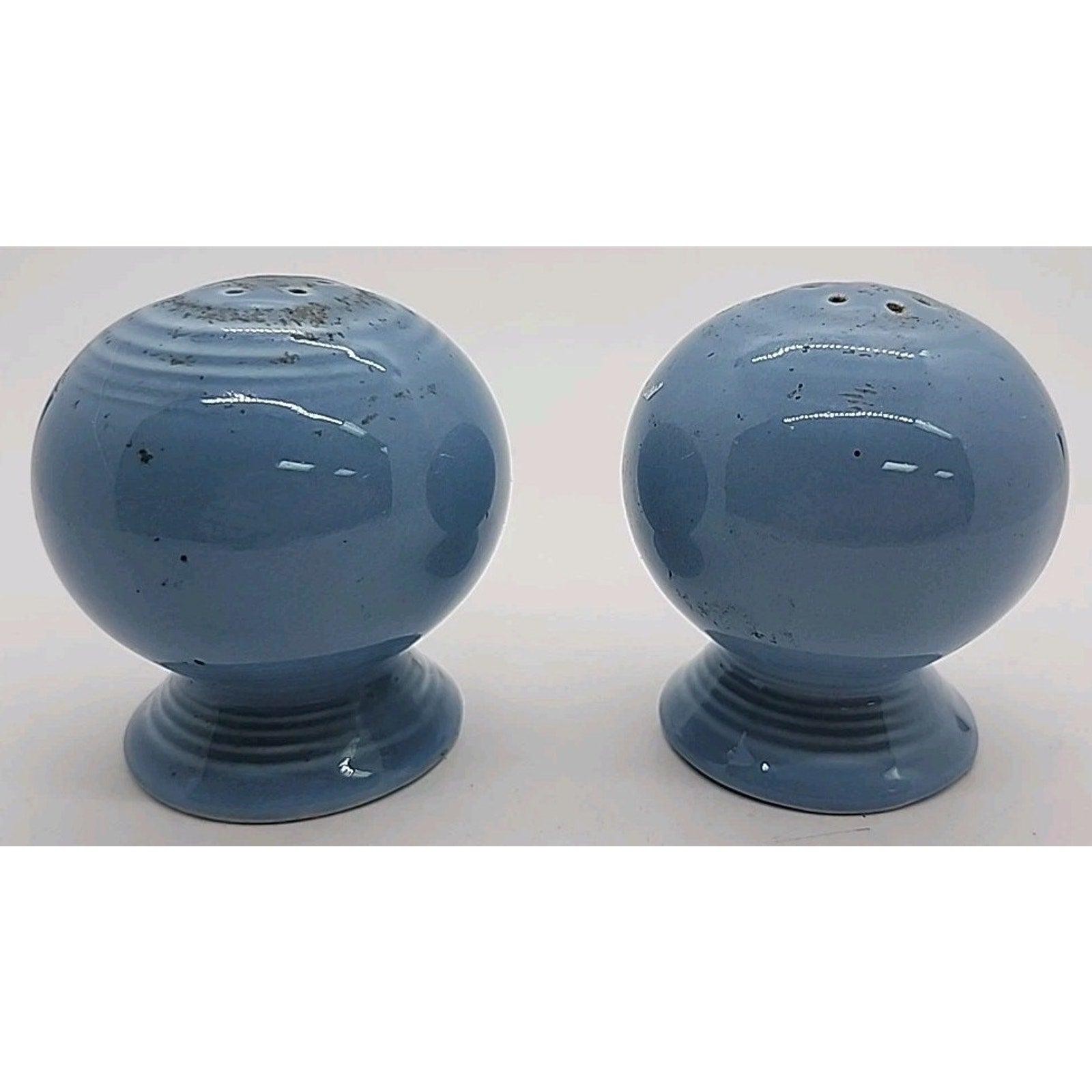 Fiesta Salt and Pepper Shakers in Periwinkle (Intro 1989)