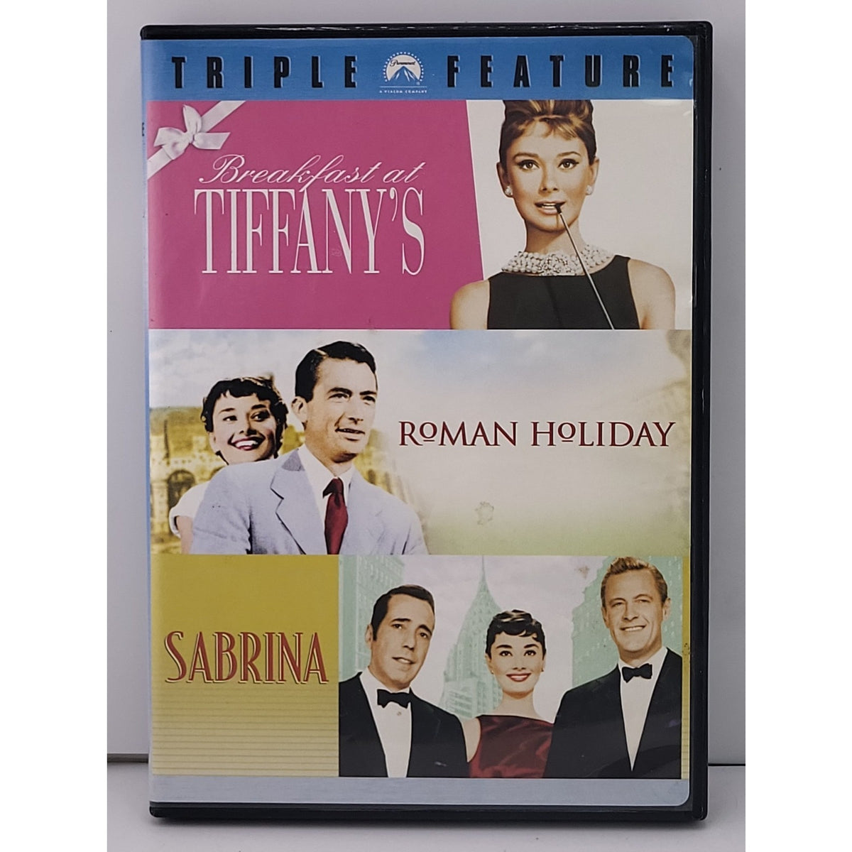 Audrey Hepburn Collection (DVD, 2007, 3-Disc Set, Checkpoint) *Missing Breakfast