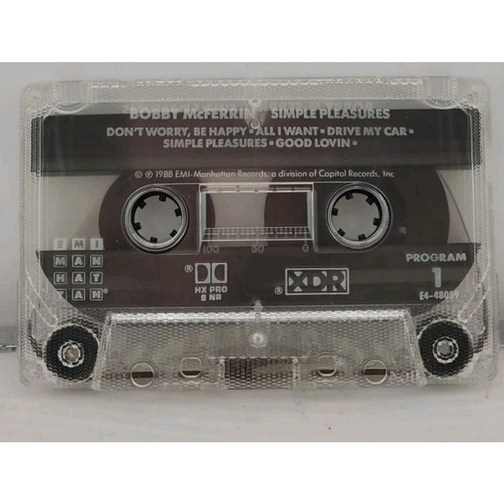 Simple Pleasures by Bobby Mcferrin (Cassette, 1990)