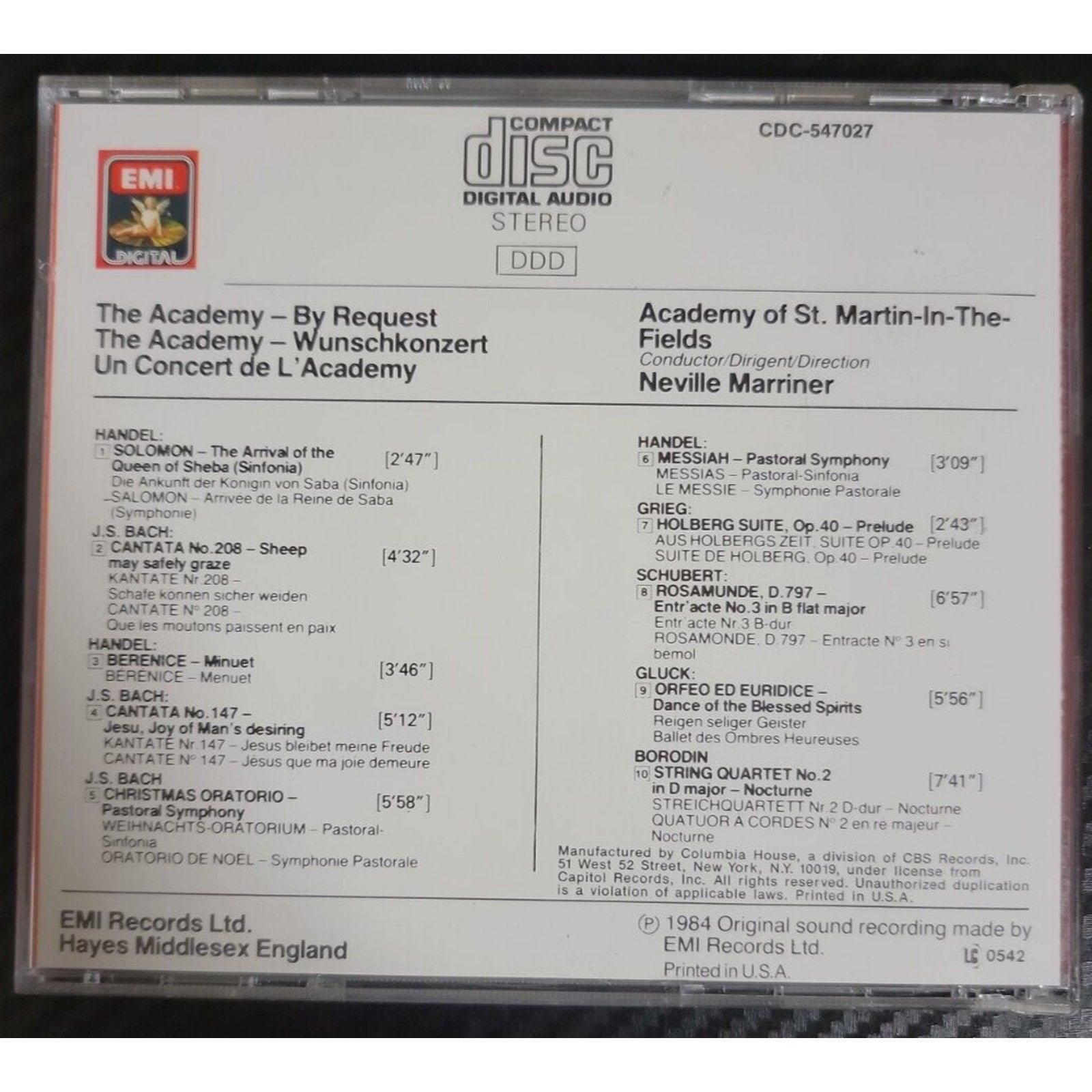 The Academy By Request (CD)