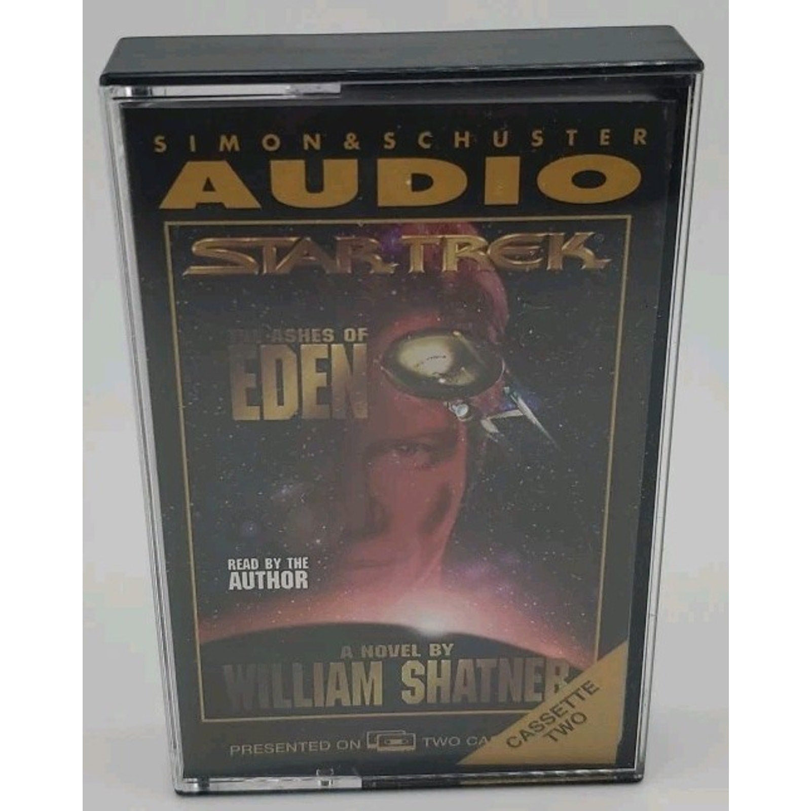 Star Trek The Ashes of Eden 1995 William Shatner 2 Cassette