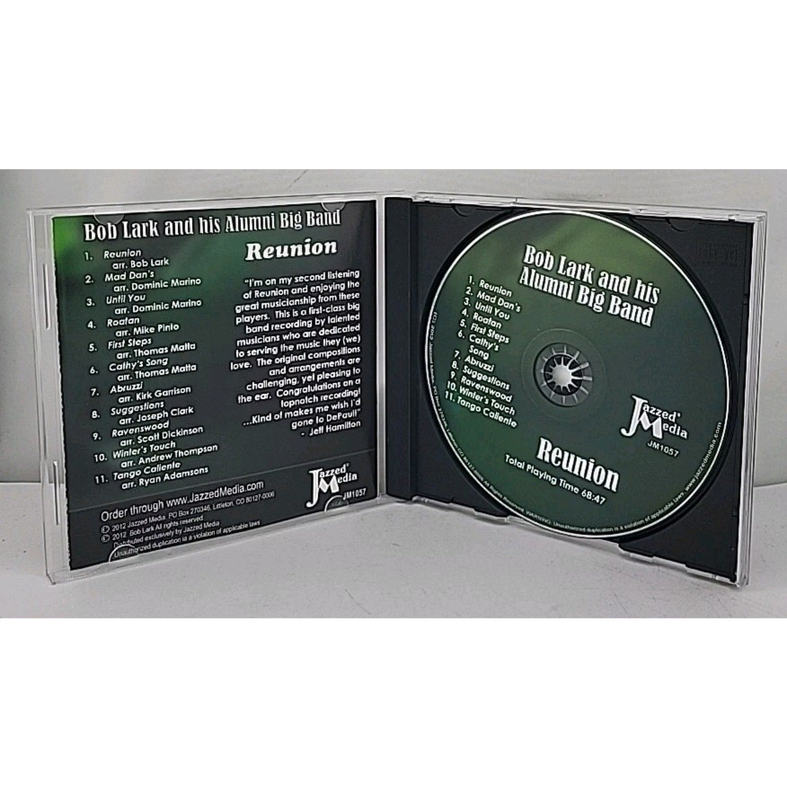 Reunion by Lark, Bob / His Alumni Big Band (CD, 2012)