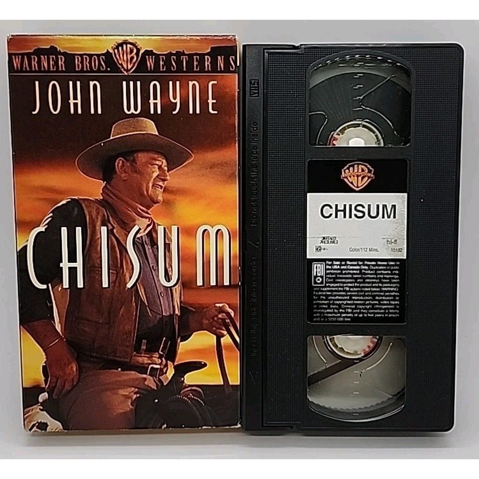 Chisum (VHS, 1997, Warner Bros. Westerns Collection)