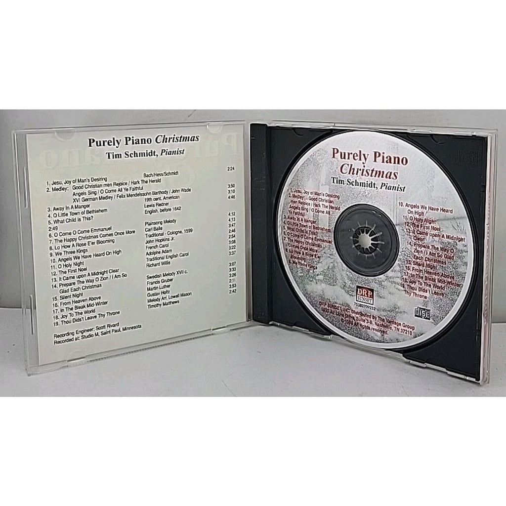 Purely Piano Christmas - Audio CD By Timothy Schmidt