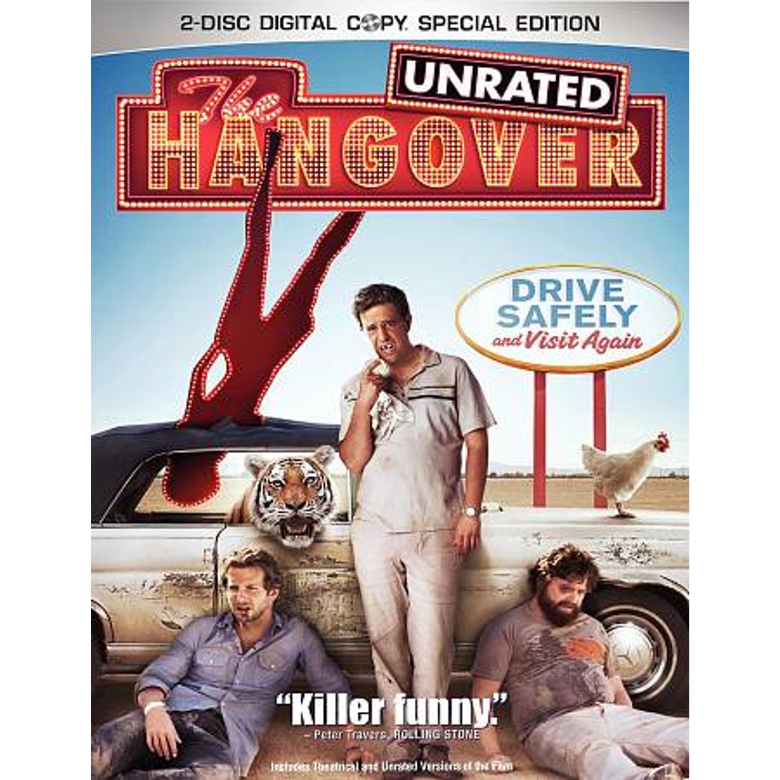 The Hangover (DVD, 2009, 2-Disc Set, Special Edition Rated/Unrated)
