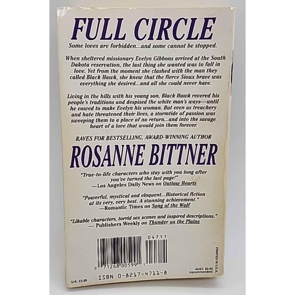 Full Circle by Rosanne Bittner (1994, Mass Market)