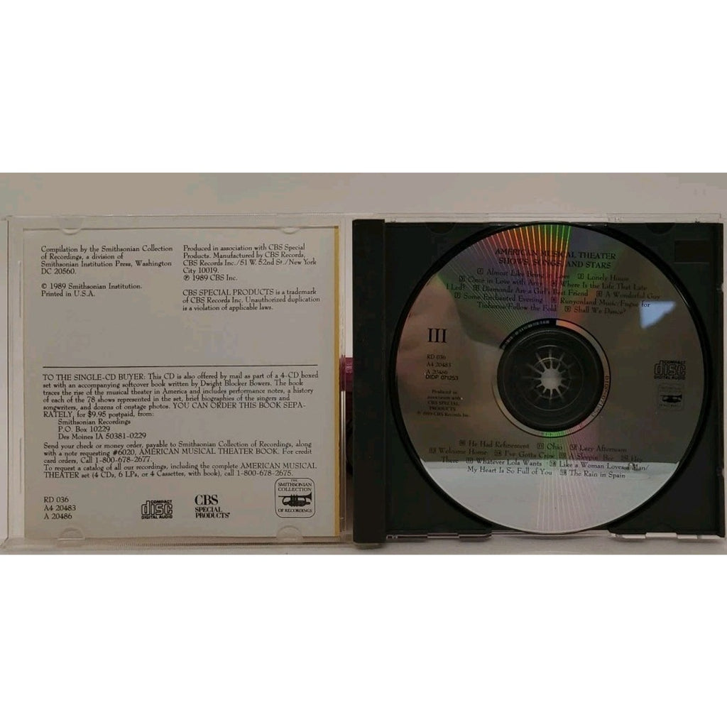 American Music Theater Volume III - Smithsonian Collection CD