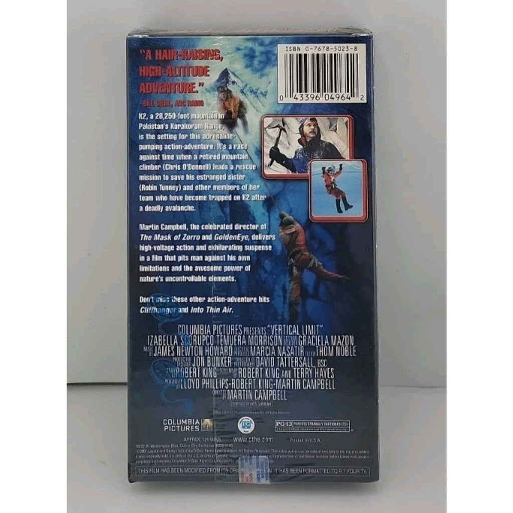 Vertical Limit (VHS, 2000) *Brand New*