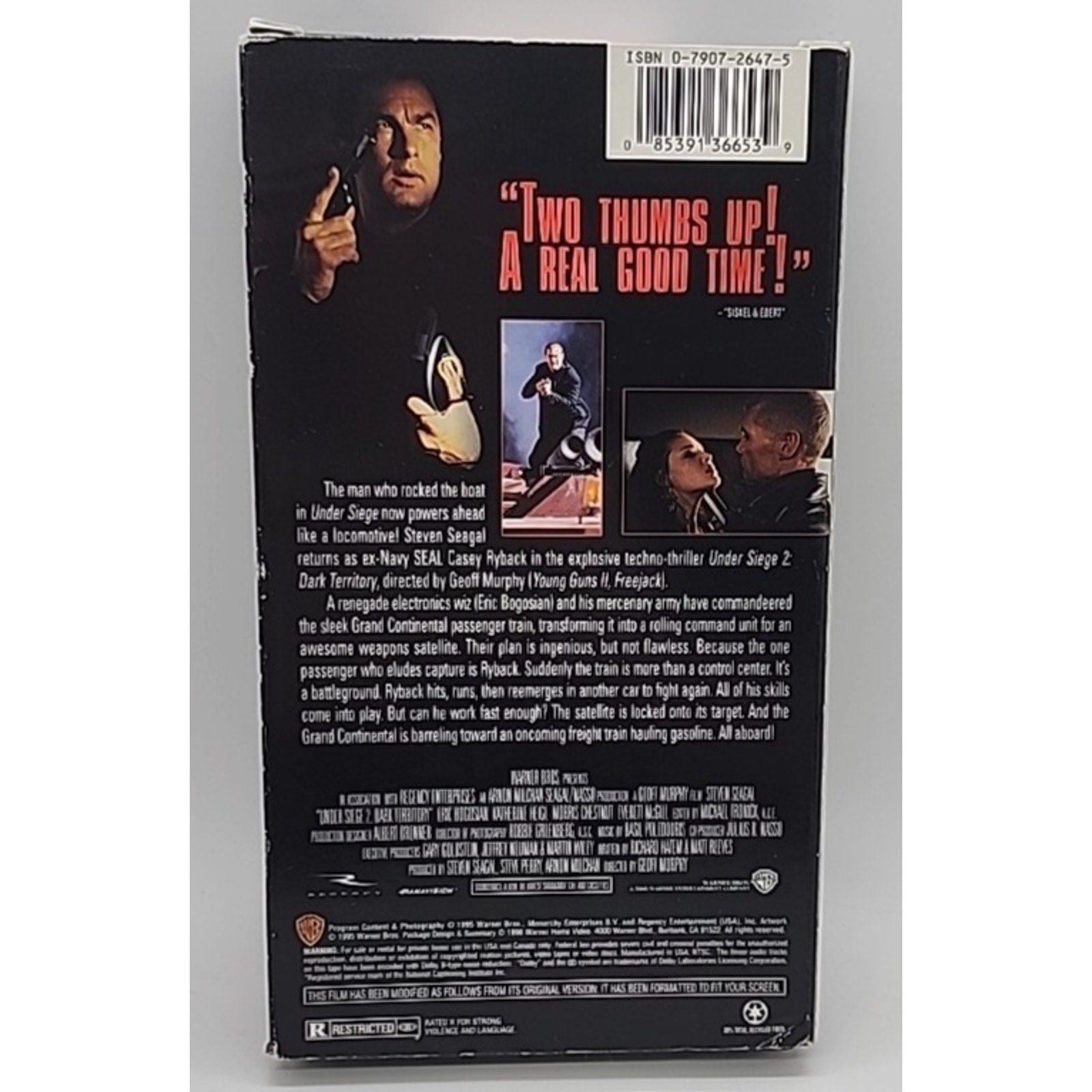 Under Siege 2 - Dark Territory (VHS)