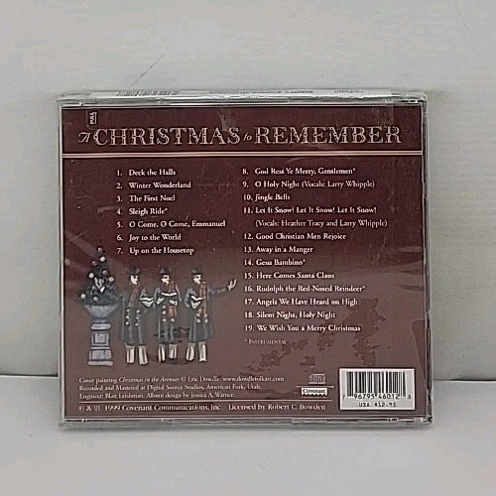 A Christmas To Remember By Robert C. Bowden CD *Brand New*