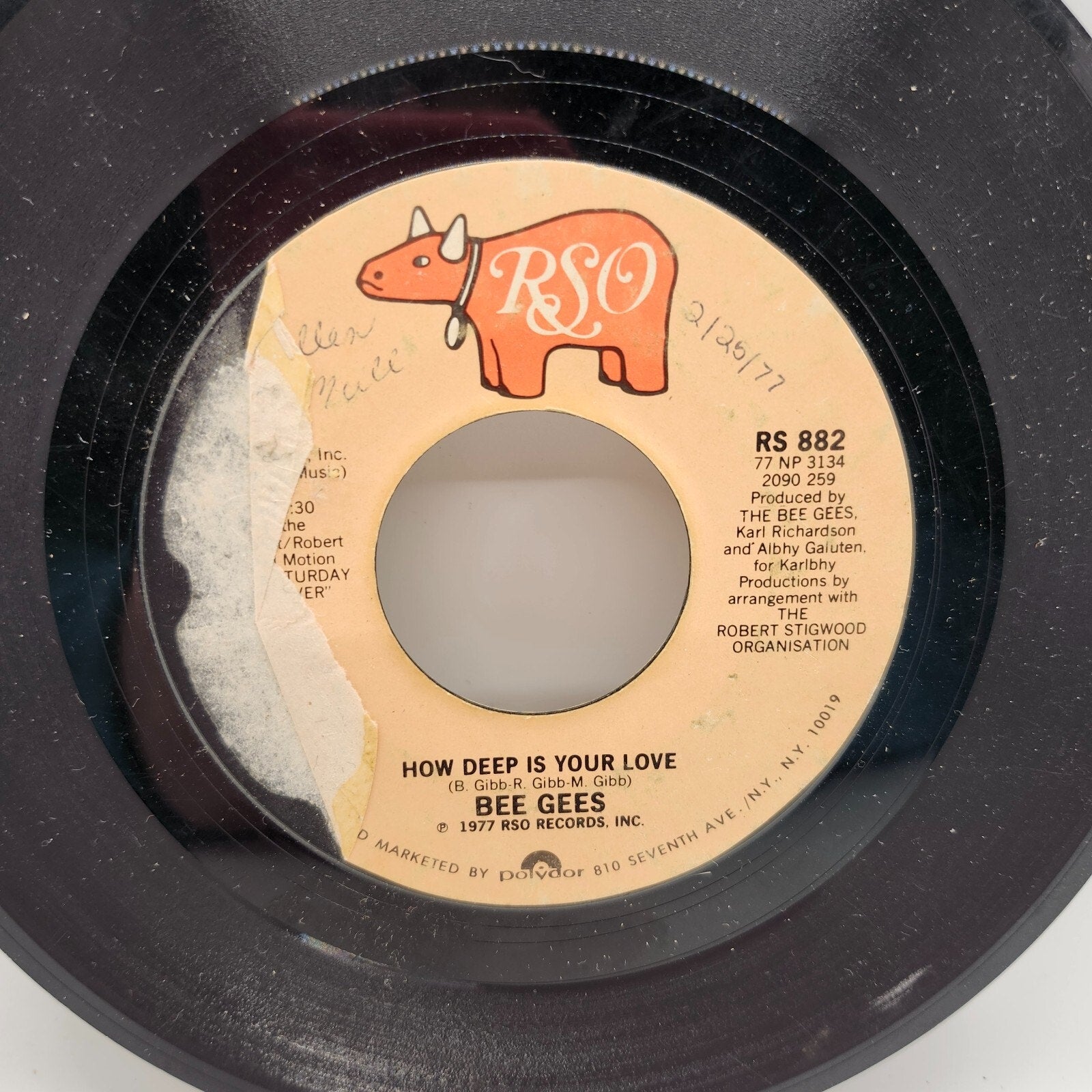 Can't Keep a Good Man Down / How Deep Is Your Love By Bee Gees (Record)
