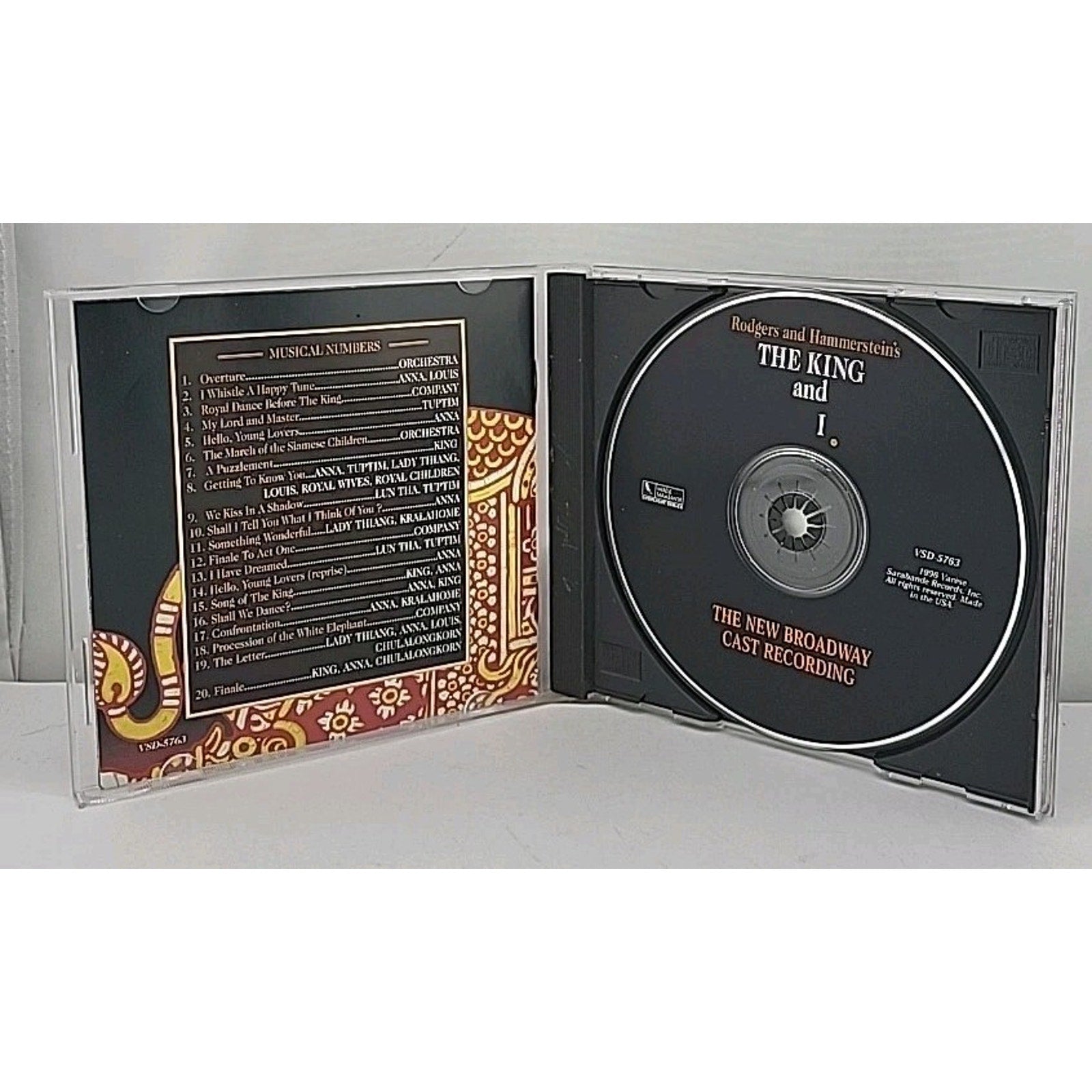 King & I by Broadway Cast (CD, 1996)