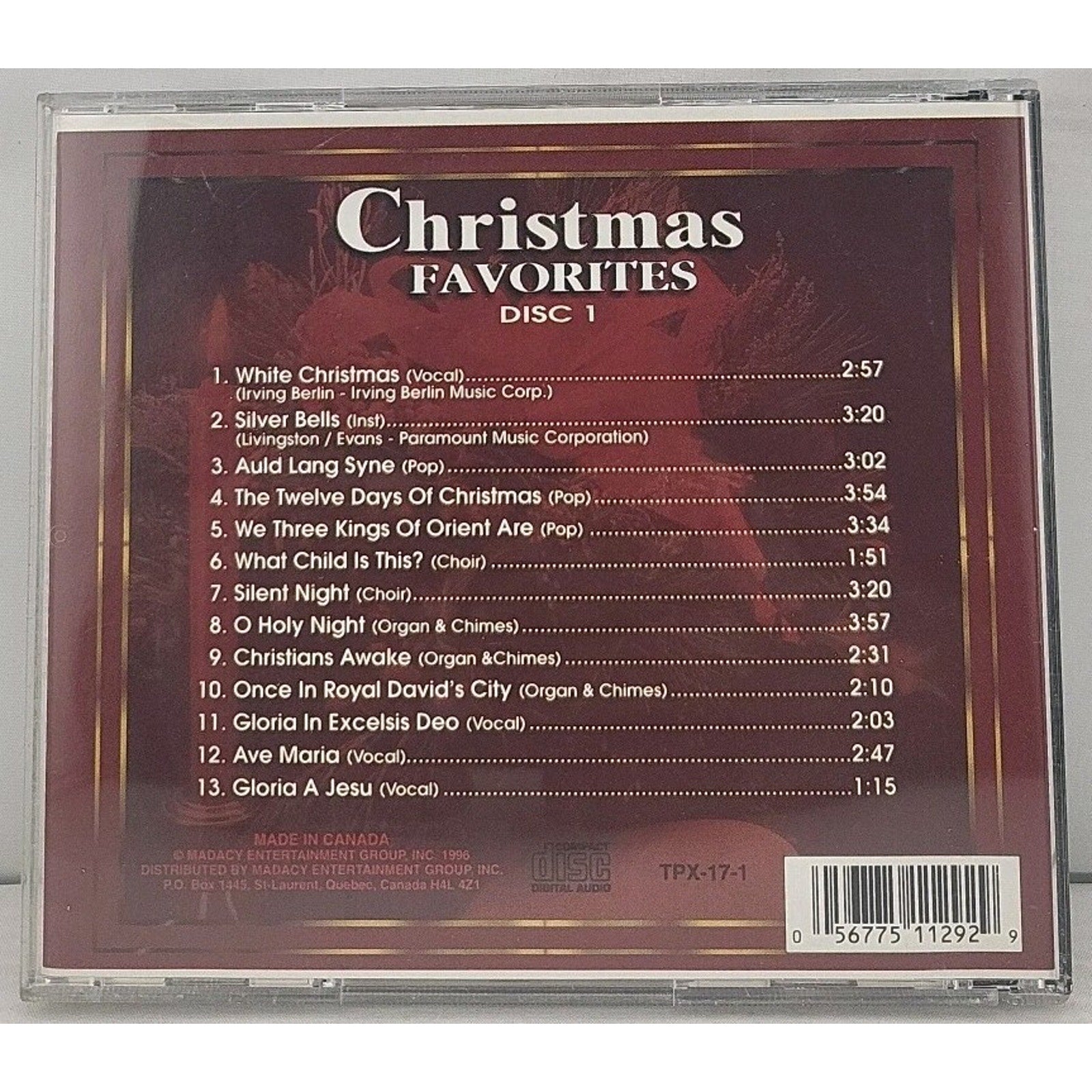 25 Christmas Favorites Performed By The Starlite Orchestra CD