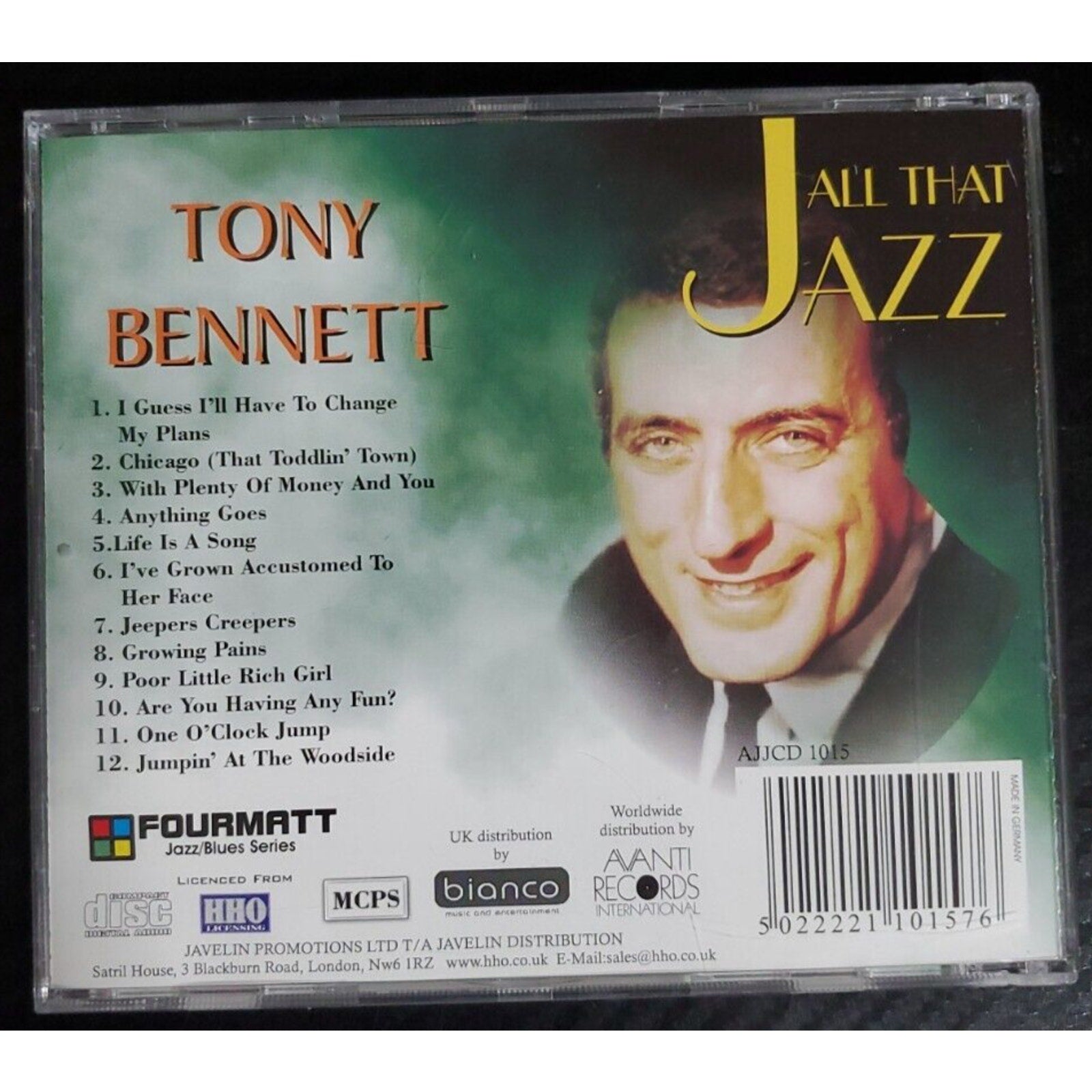 All That Jazz The Best Of Tony Bennett (CD 2001 Fourmatt)