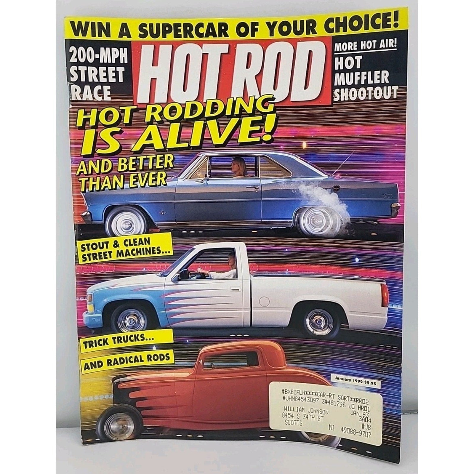 Hot Rod Magazine January 1992