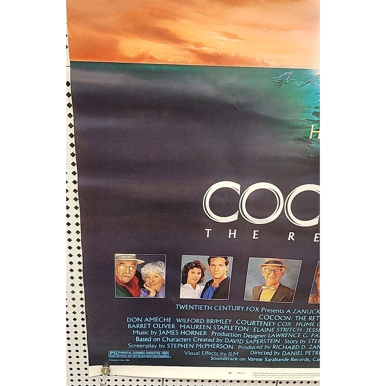 Cocoon the Return 27x40 Original Single Sided One Sheet Movie Poster Rolled