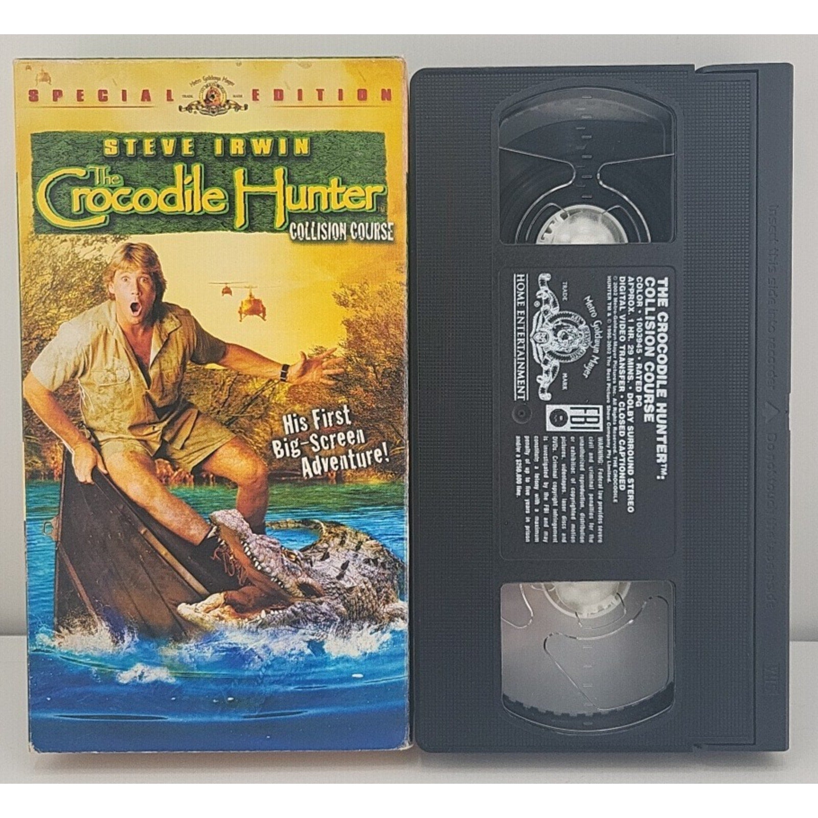 The Crocodile Hunter: Collision Course (VHS, 2002)