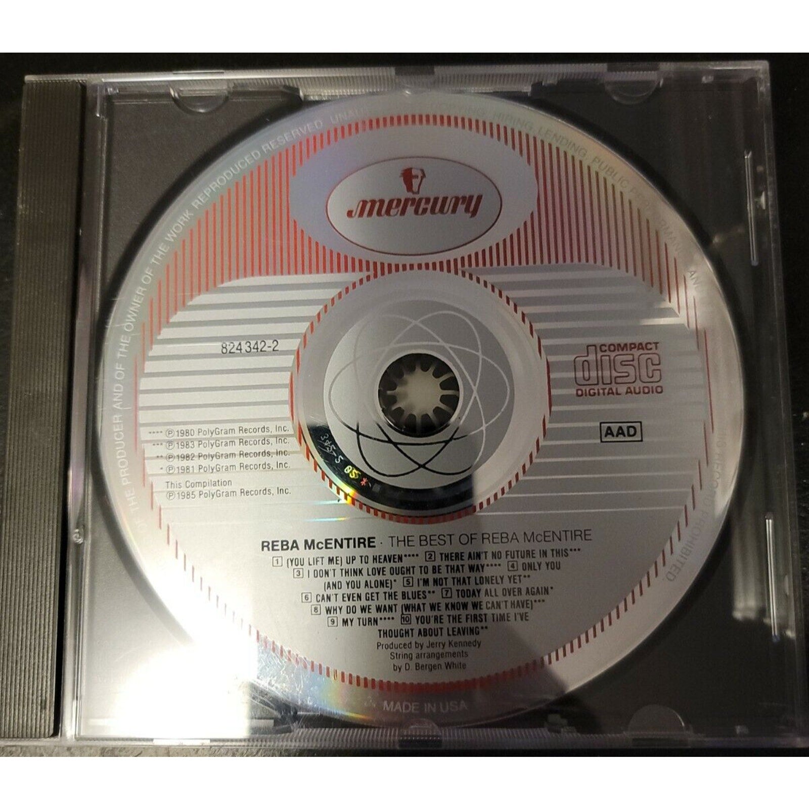 The Best of Reba McEntire by Reba McEntire (CD, Oct-1990, Mercury)