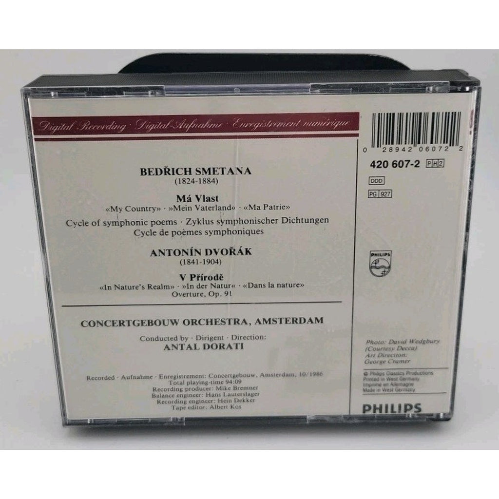Smetana: Ma Vlast by Royal Concertgebouw Orchestra; Dorati, Antal (2 CD, 2009)