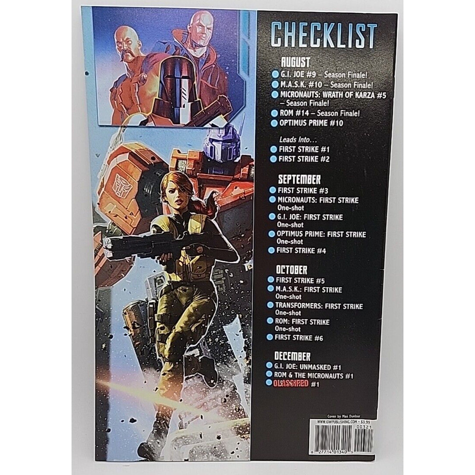 First Strike A Hasbro Comic Book Event Issue 3 Cover B IDW