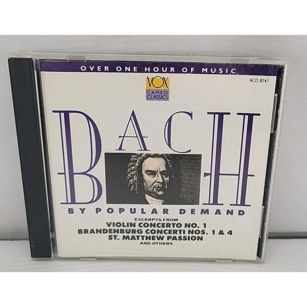 Bach By Popular Demand CD