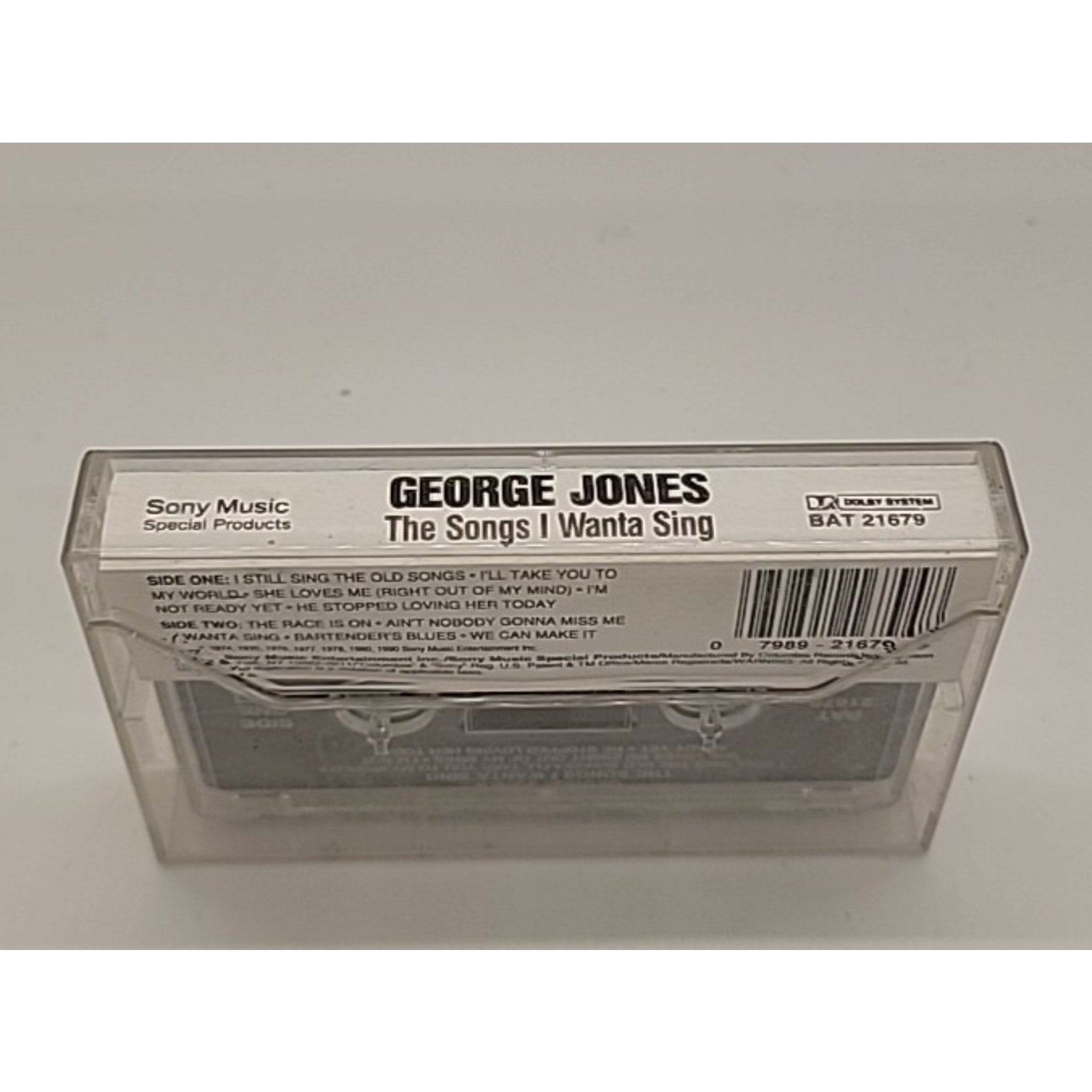 The Songs I Wanta Sing by George Jones (Cassette, Dec-1995, Sony Music)