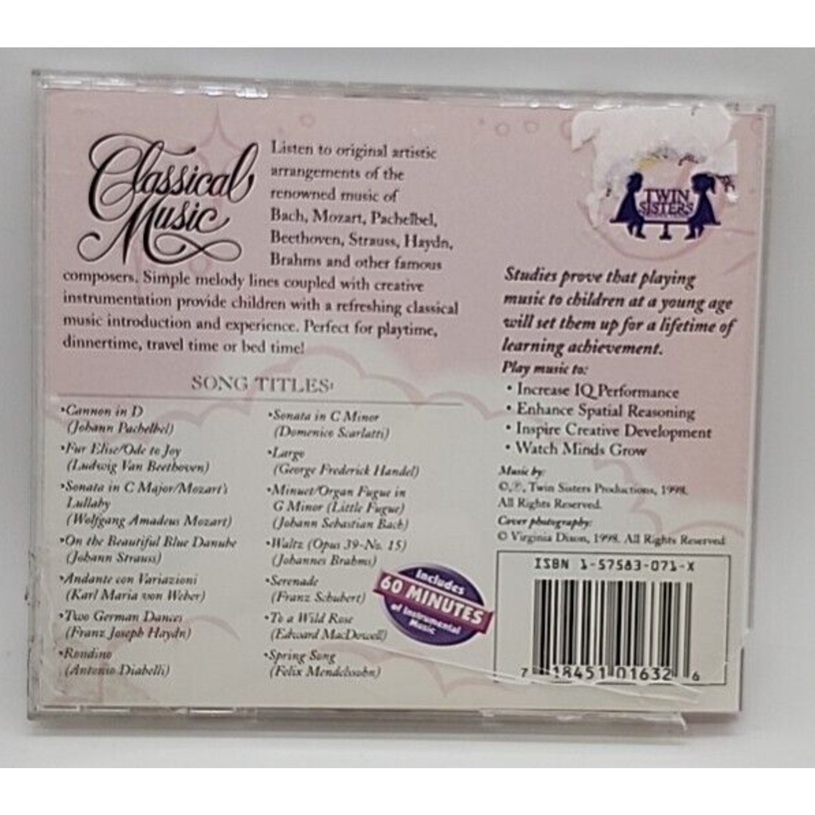 Classical Music by Aardvark Kids Music (CD, 1998)