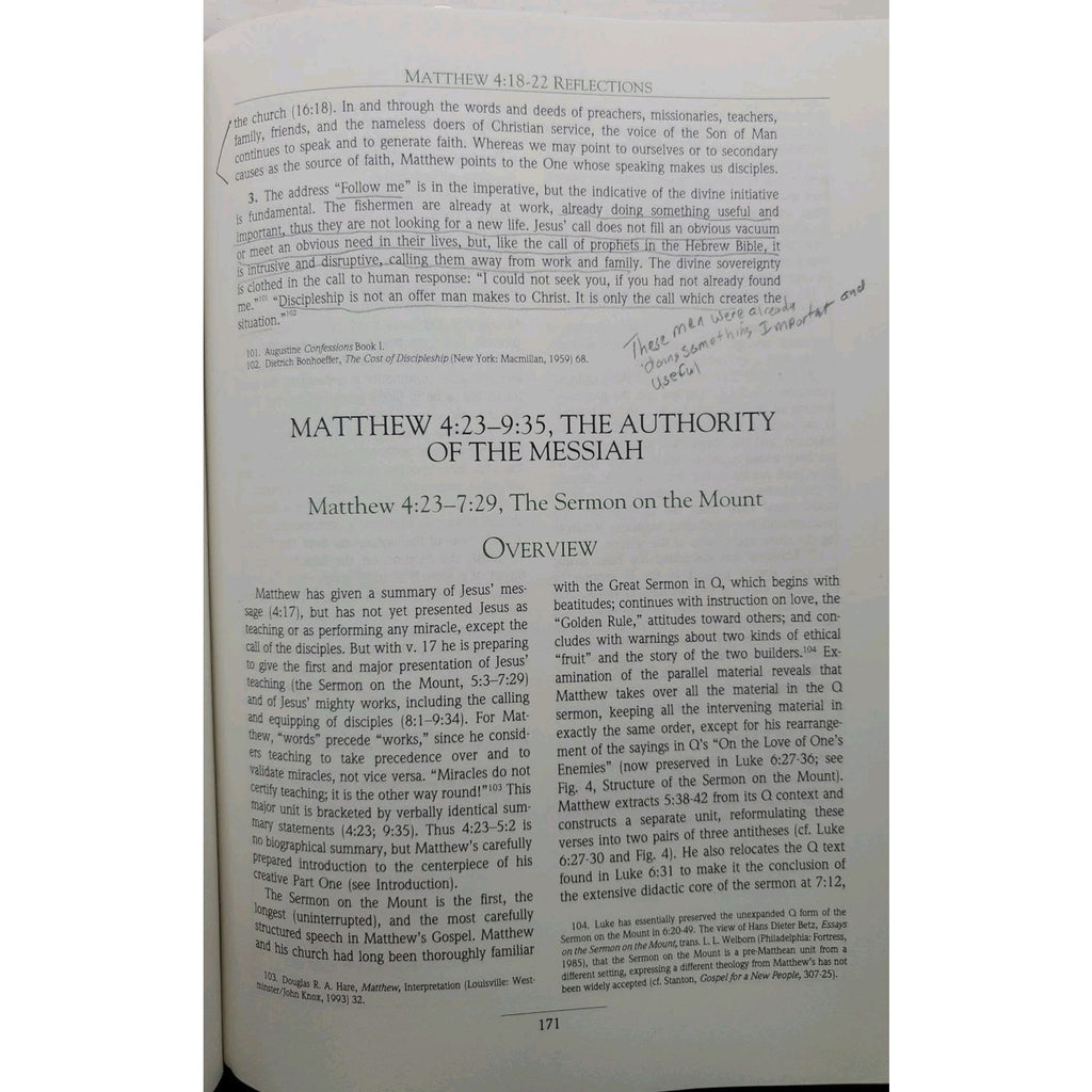 New Testament Articles, Matthew and Mark by Leander E. Keck (1995, Hardcover)
