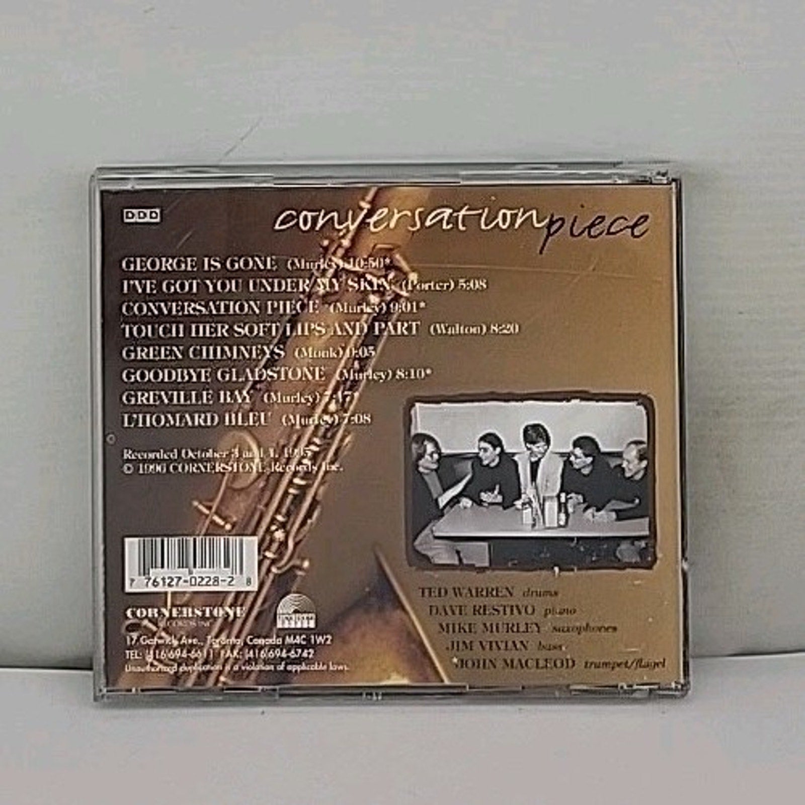 Conversation Piece by Mike Murley (CD, Cornerstone RAS)