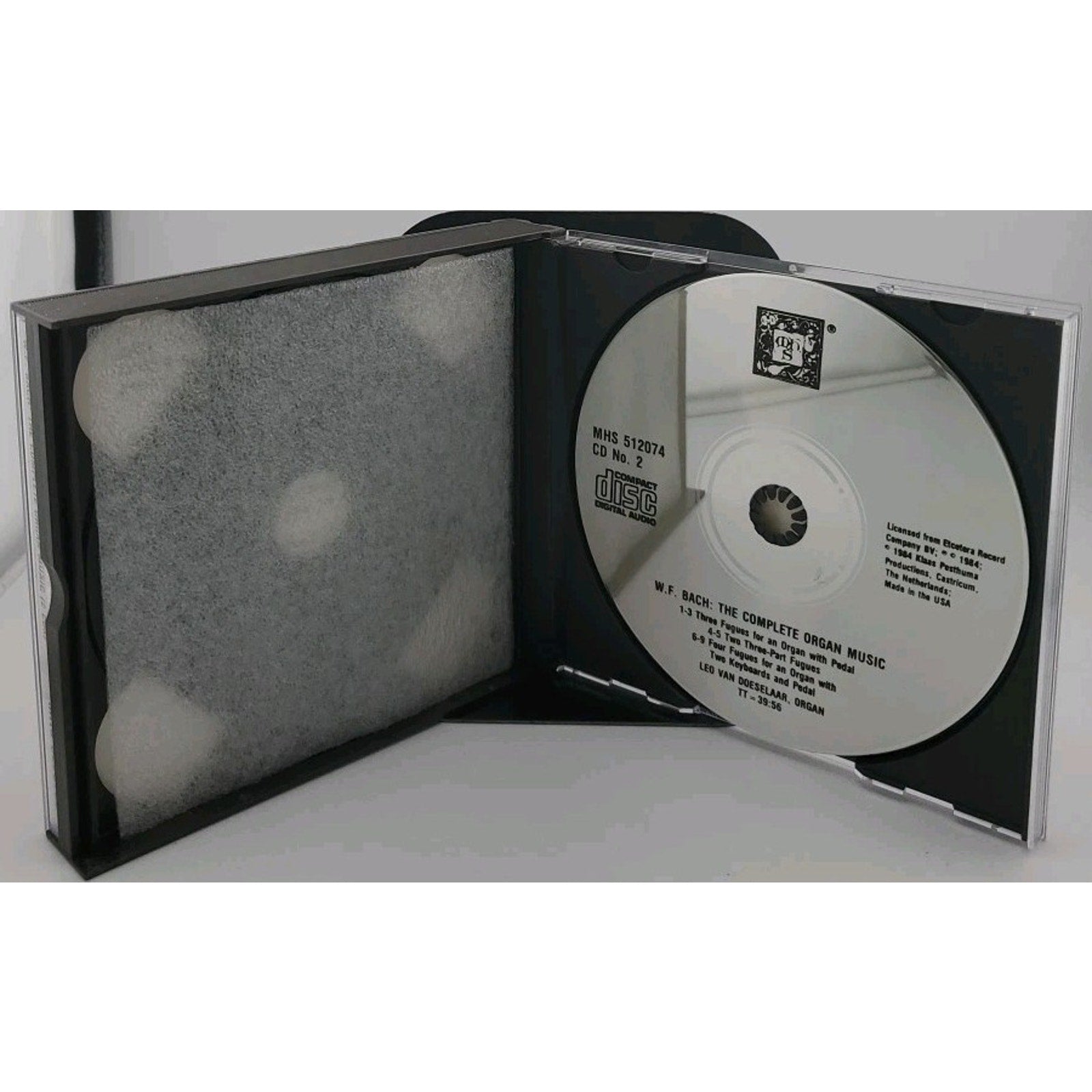 Wilhelm Friedmann Bach - The Complete Organic Music 2 CD