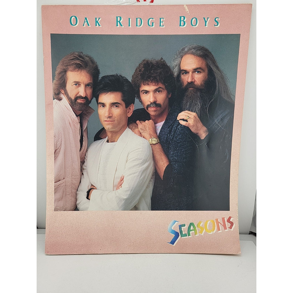 1986 Seasons Oak Ridge Boys Concert Tour Fan Book 13×11