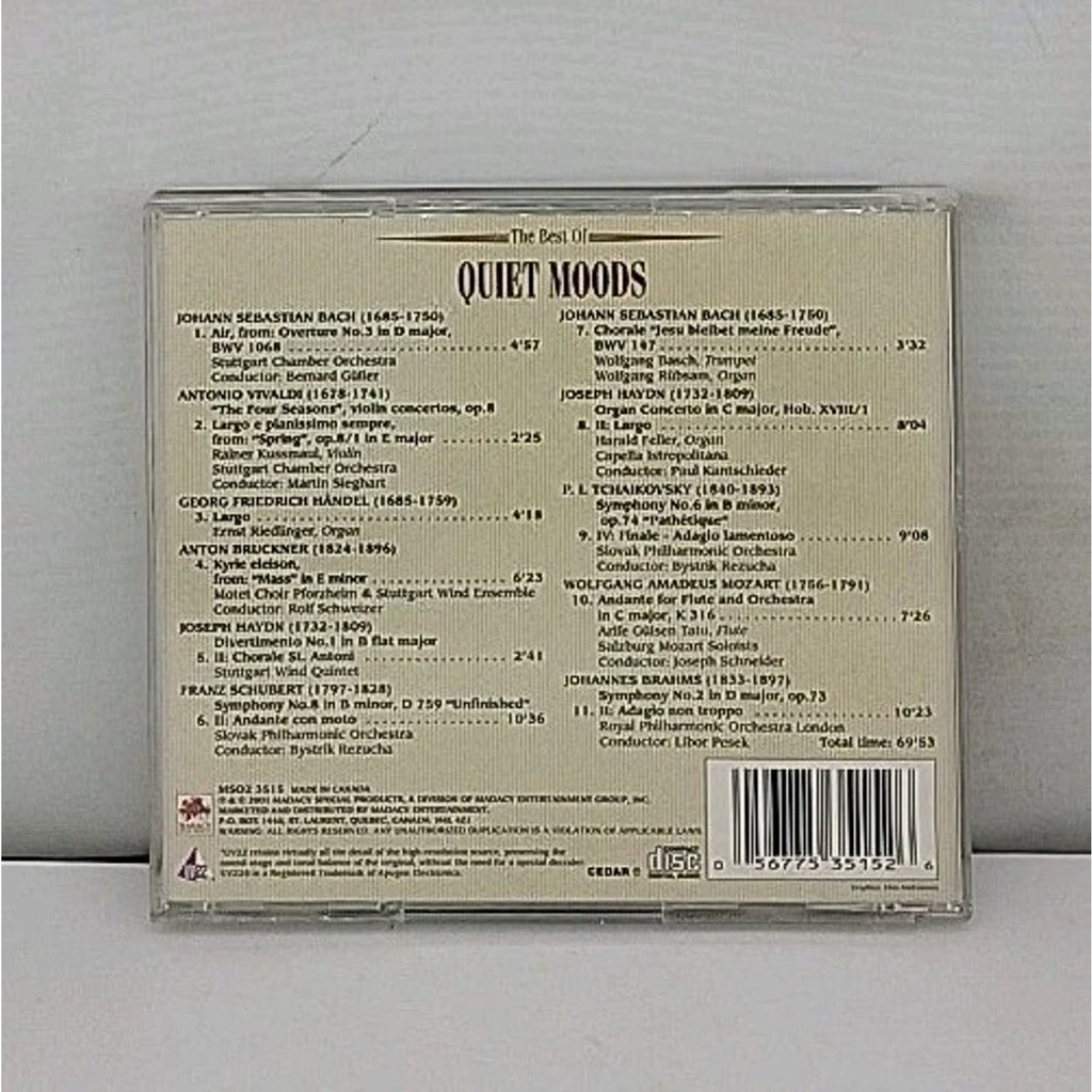 Best of Quiet Moods by Various (CD, 2001)