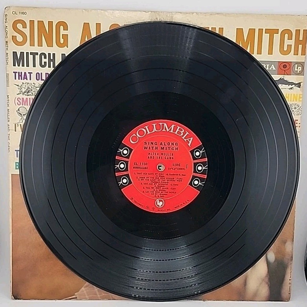 Sing Along With Mitch by Mitch Miller LP Vinyl Columbia Records CL 1160