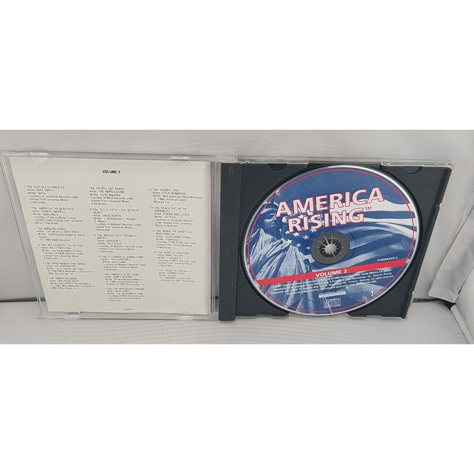 American Rising A Patriotic Collection Volume 2: 2001 CD