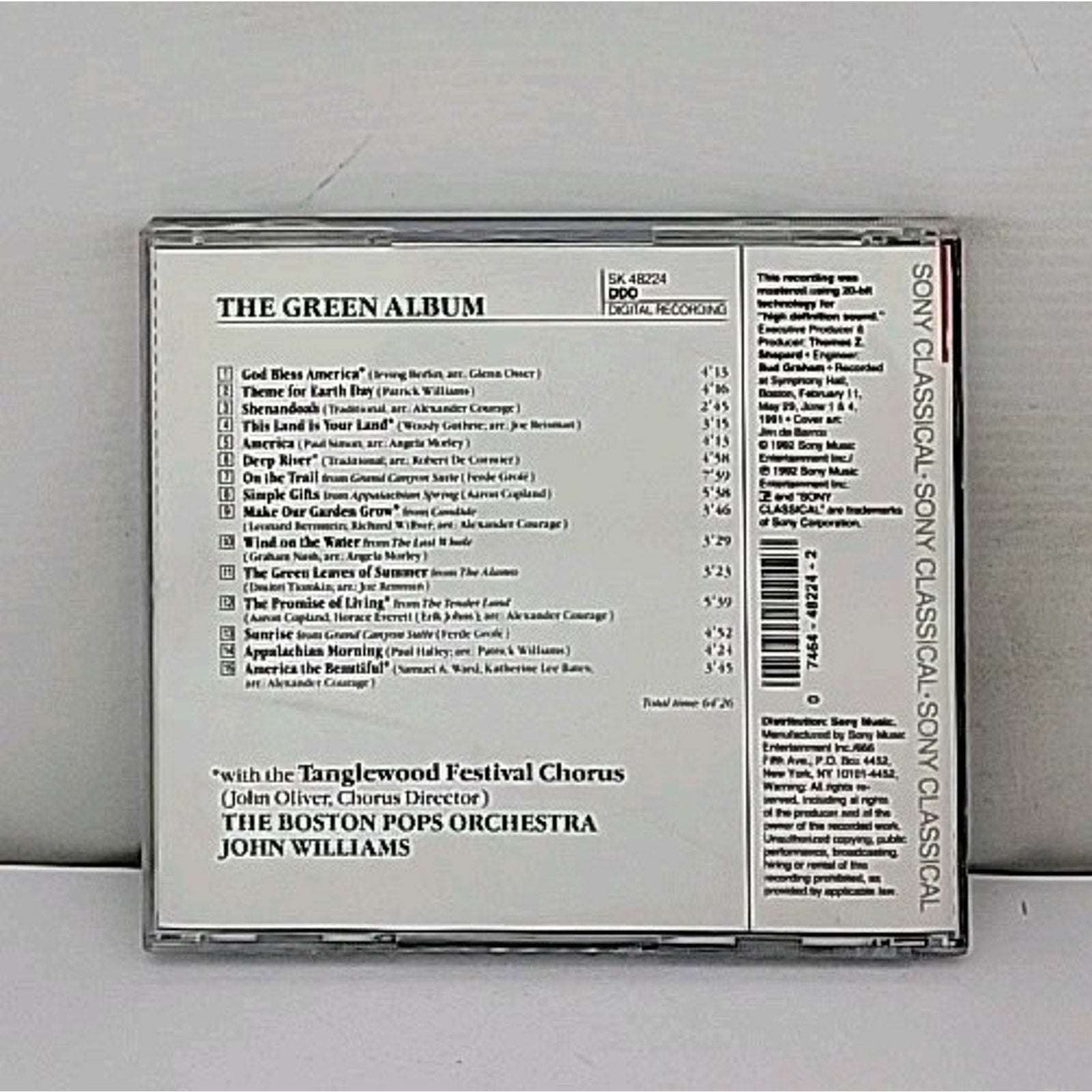 Green Album by John Williams (CD, 1992)