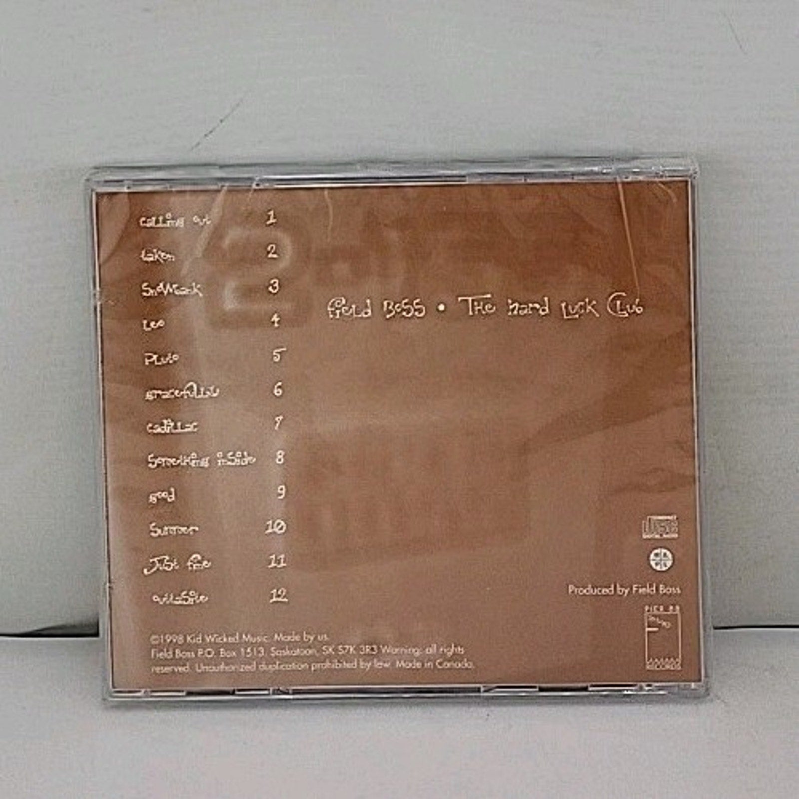 Field Boss - The Hard Luck Club CD *Brand New*