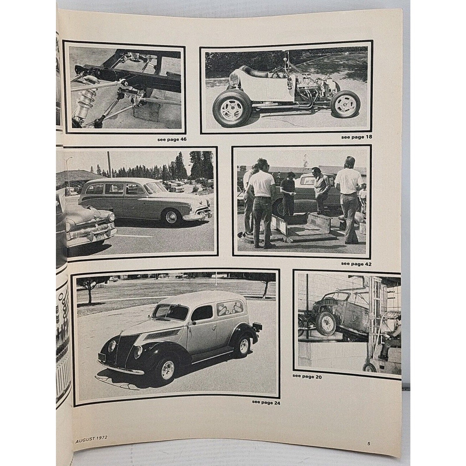 Street Rodder Magazine August 1972 Vol. 1 No. 4