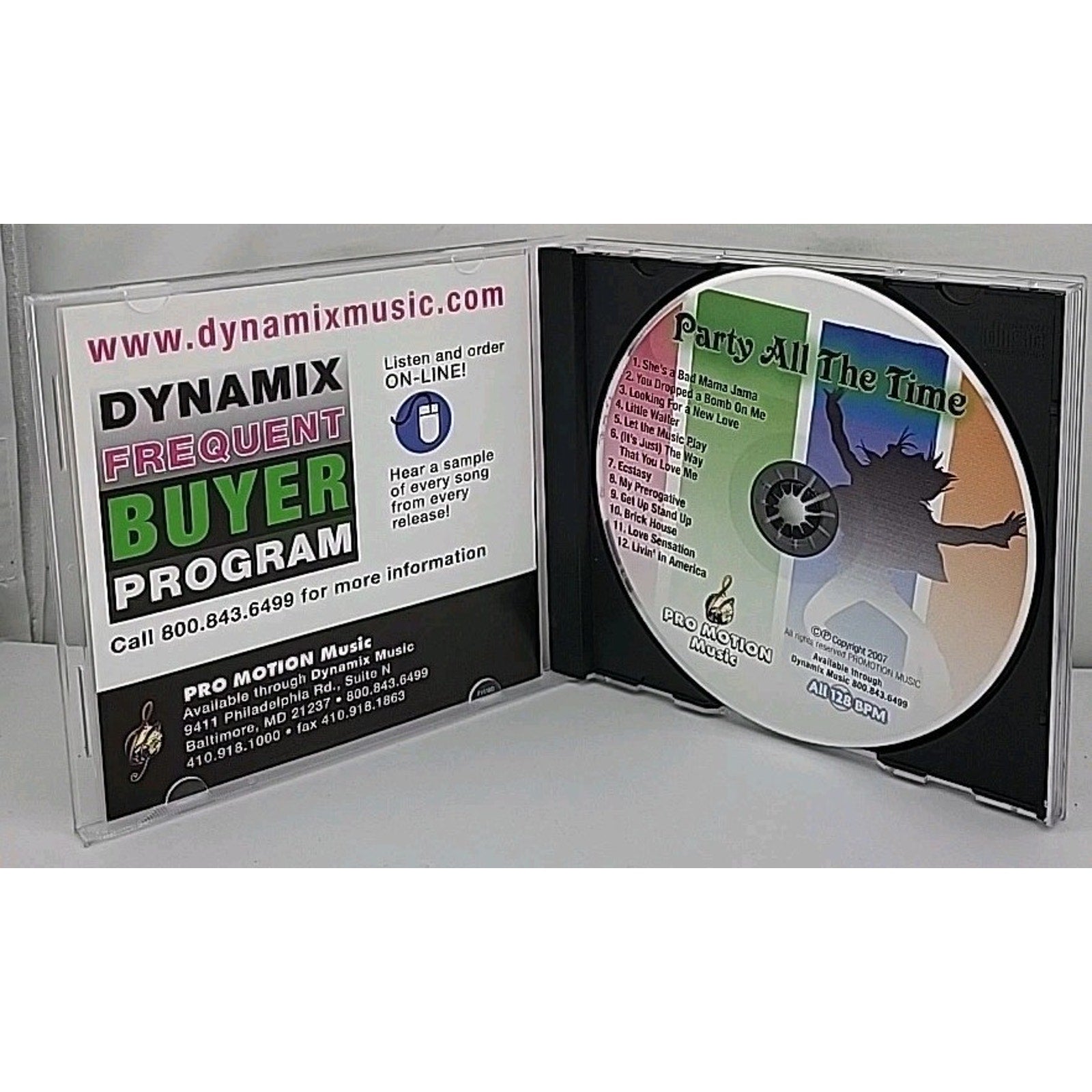 Party All The Time Pro Motion Music CD