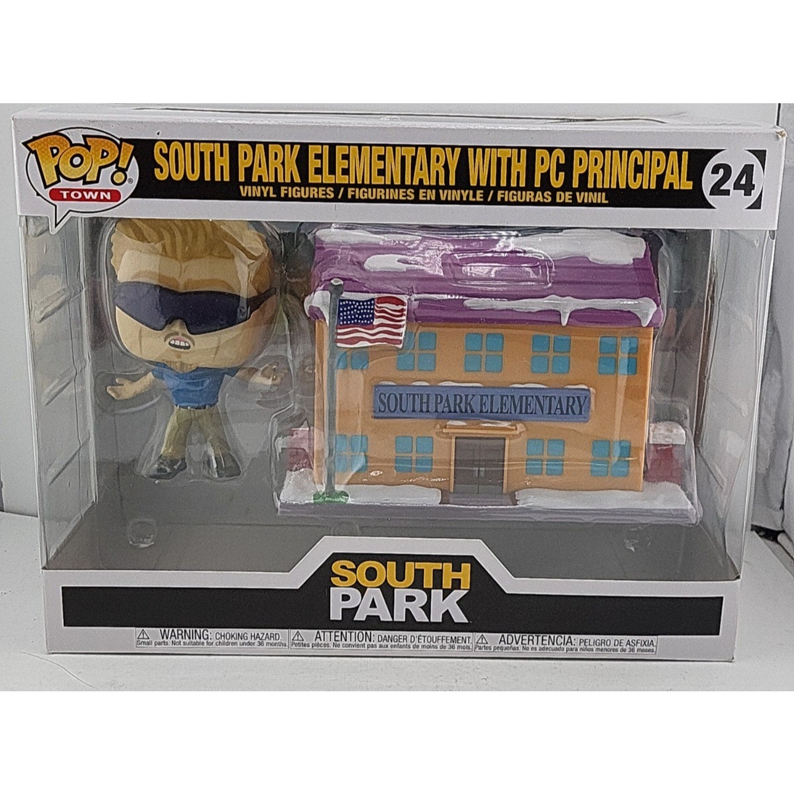 Funko Pop! Town: South Park - South Park Elementary with PC Principal #24