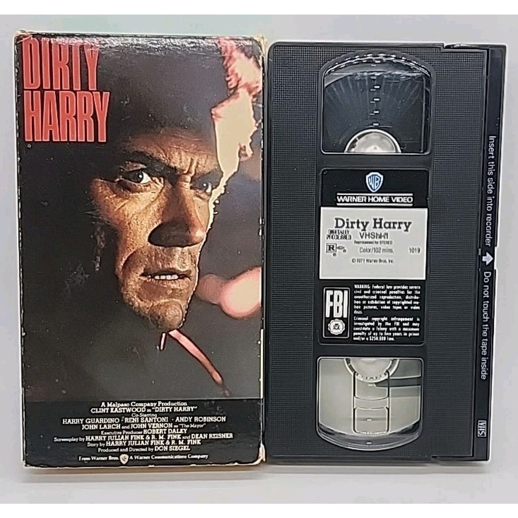Dirty Harry (VHS, 1993, Spanish Subtitled)